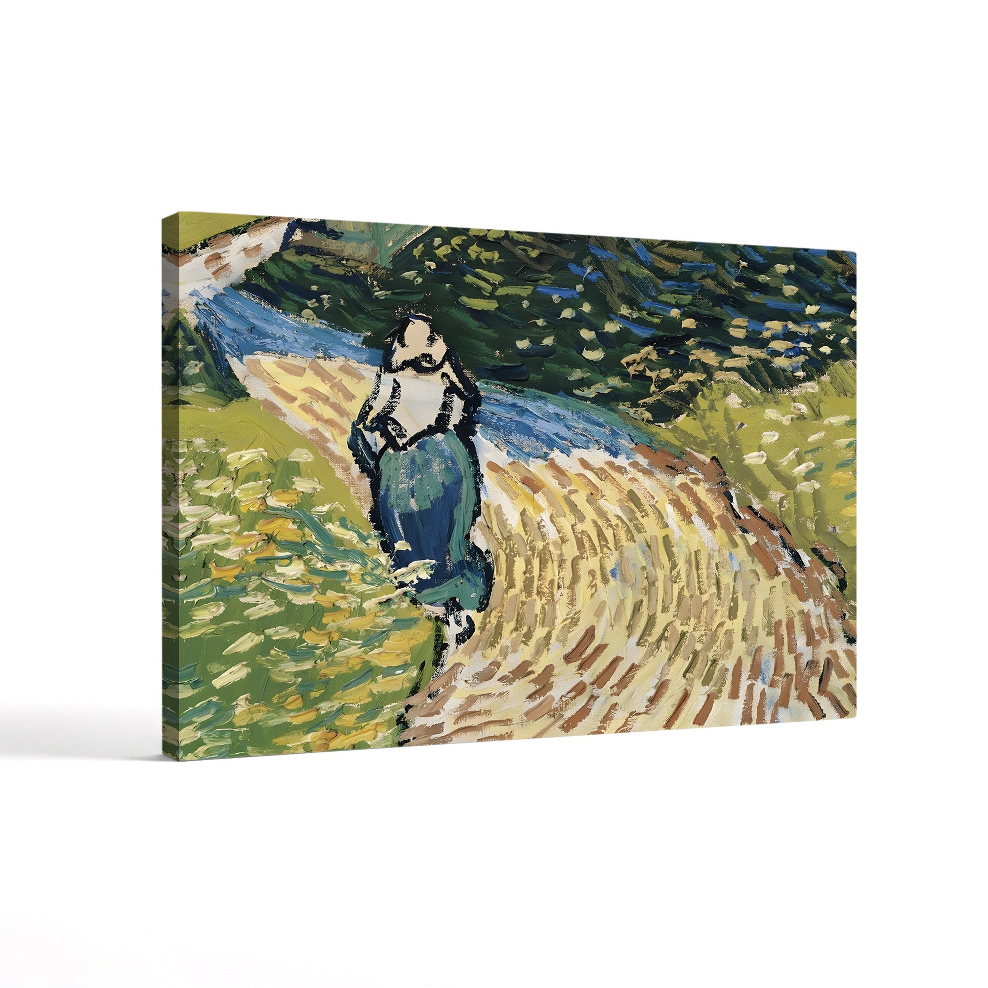 The Church at Auvers, 1890 (Musée d'Orsay) – Vincent van Gogh Wall Art | Post-Impressionist Architecture Canvas Print