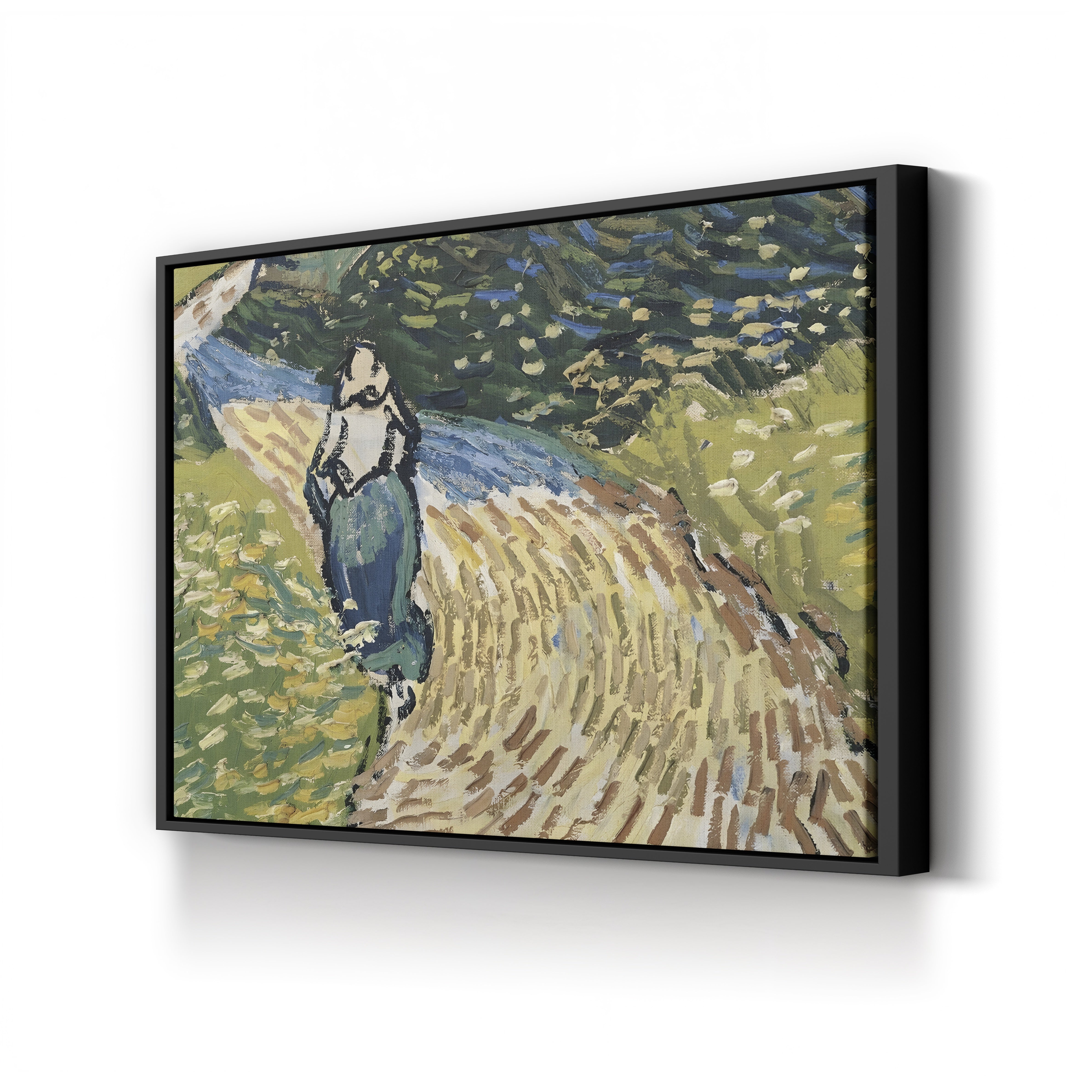 The Church at Auvers, 1890 (Musée d'Orsay) – Vincent van Gogh Wall Art | Post-Impressionist Architecture Canvas Print