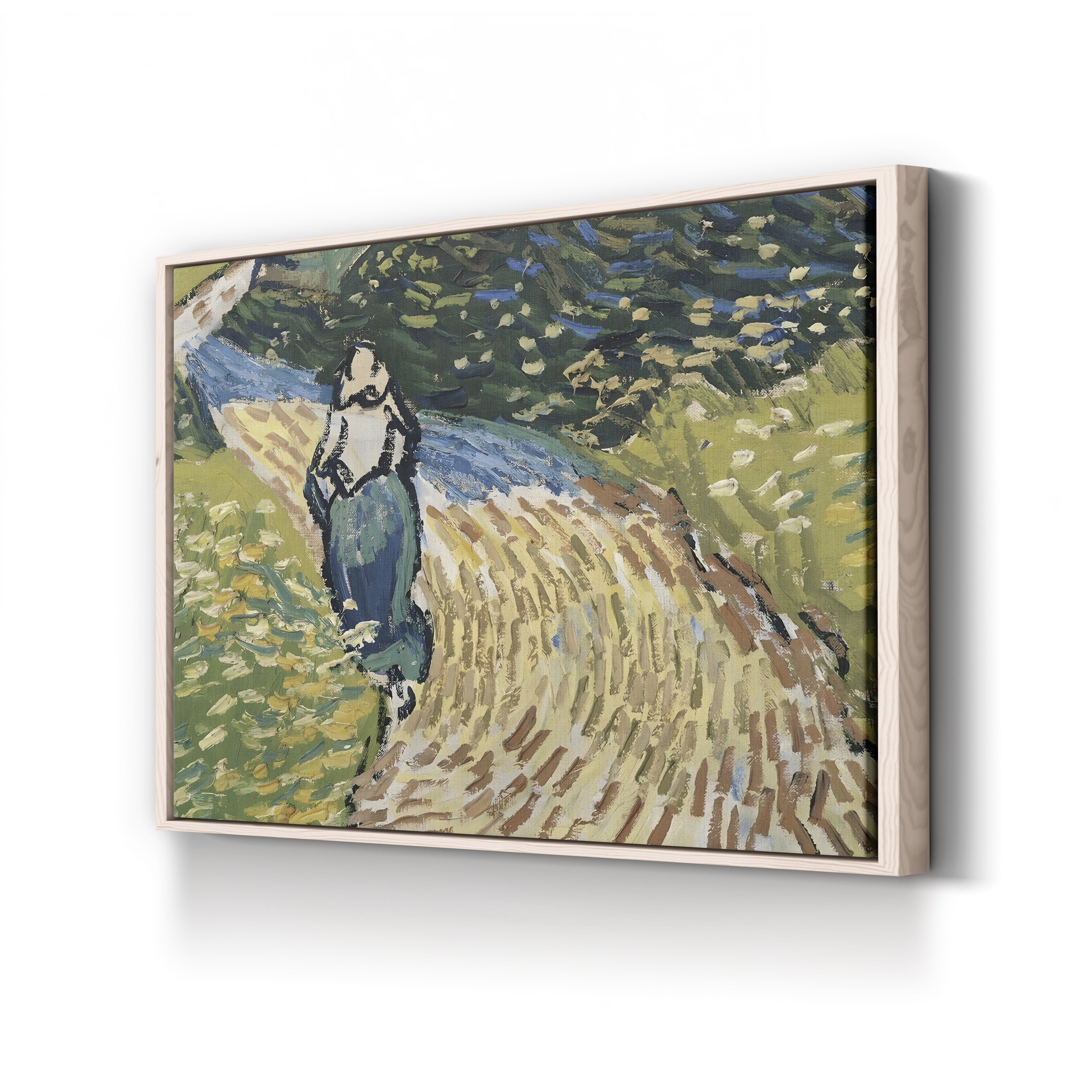 The Church at Auvers, 1890 (Musée d'Orsay) – Vincent van Gogh Wall Art | Post-Impressionist Architecture Canvas Print