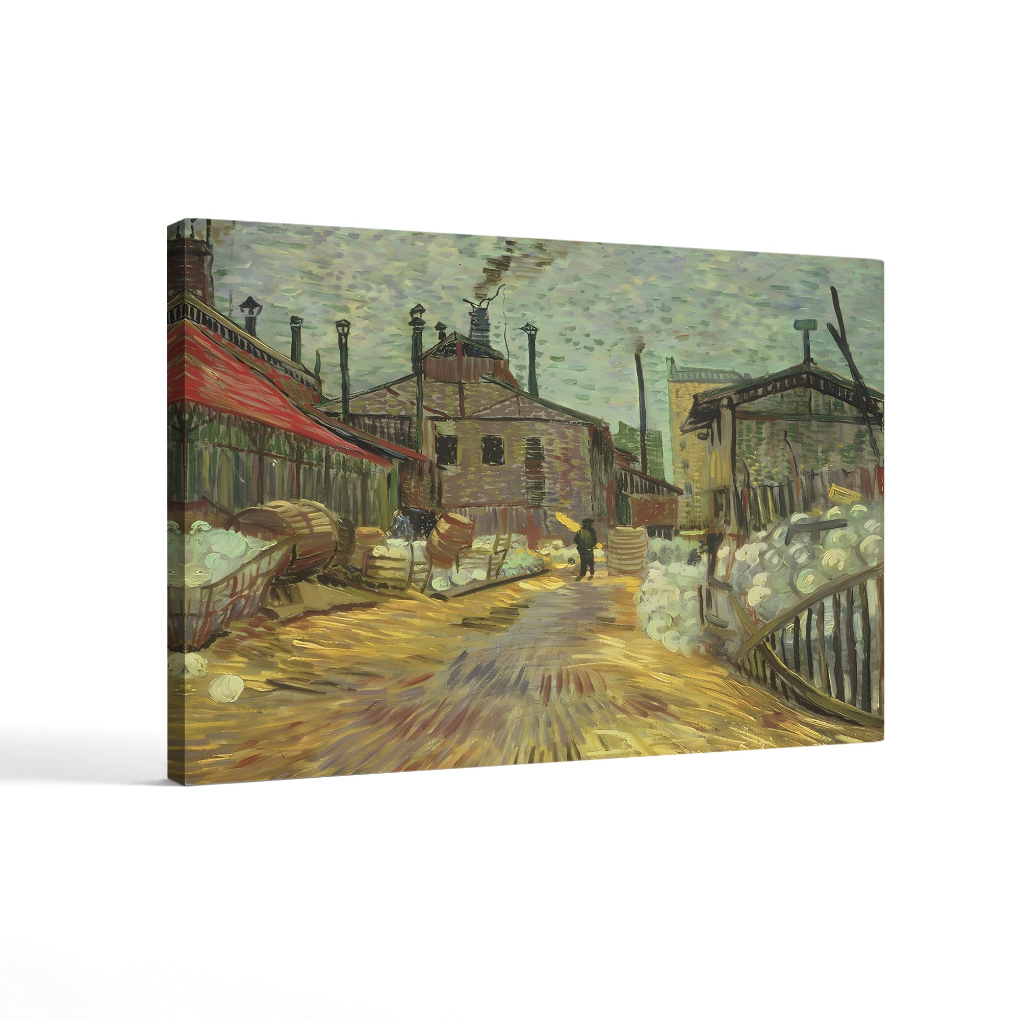 Factories, 1887 – Vincent van Gogh Wall Art | Post-Impressionist Industrial Canvas Print