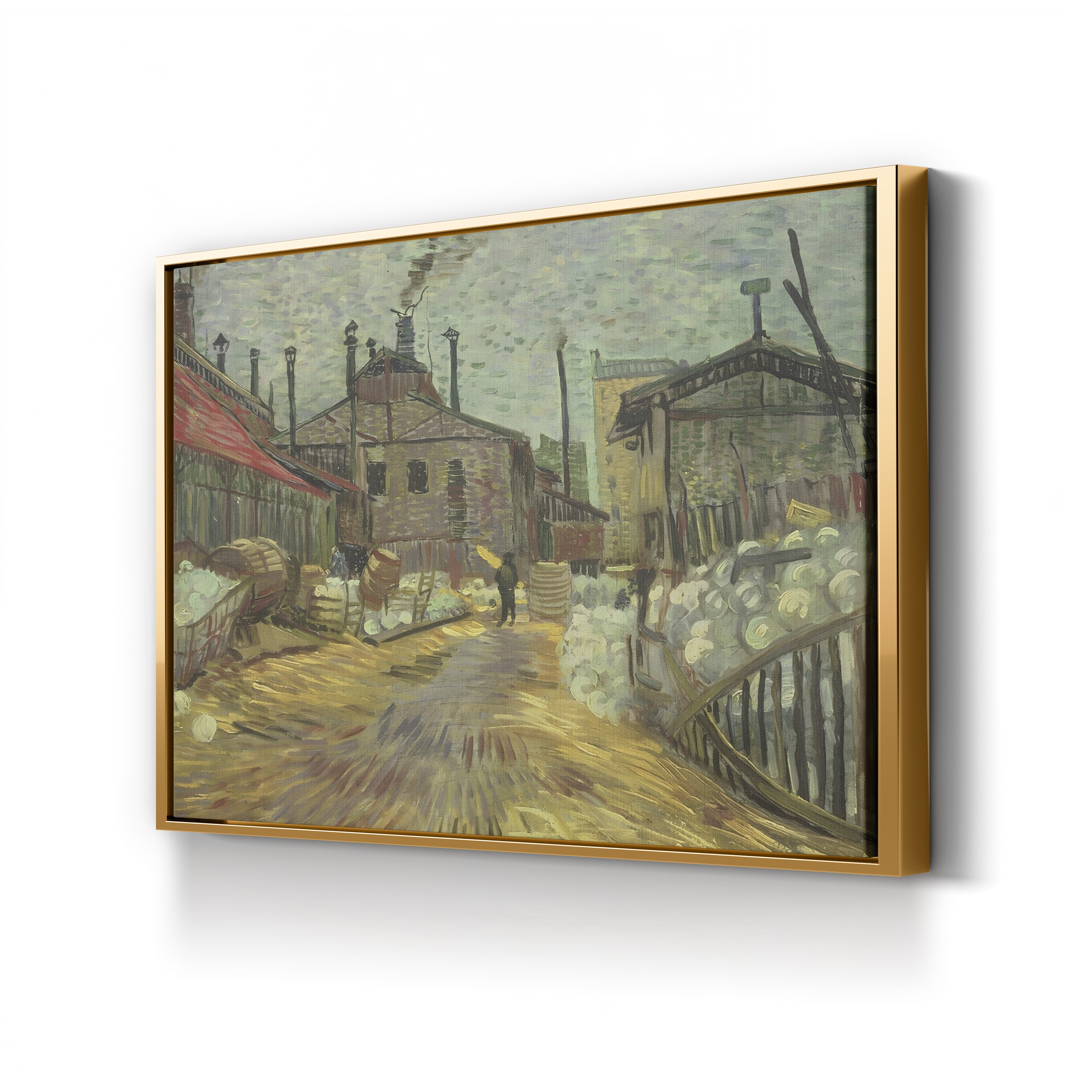 Factories, 1887 – Vincent van Gogh Wall Art | Post-Impressionist Industrial Canvas Print