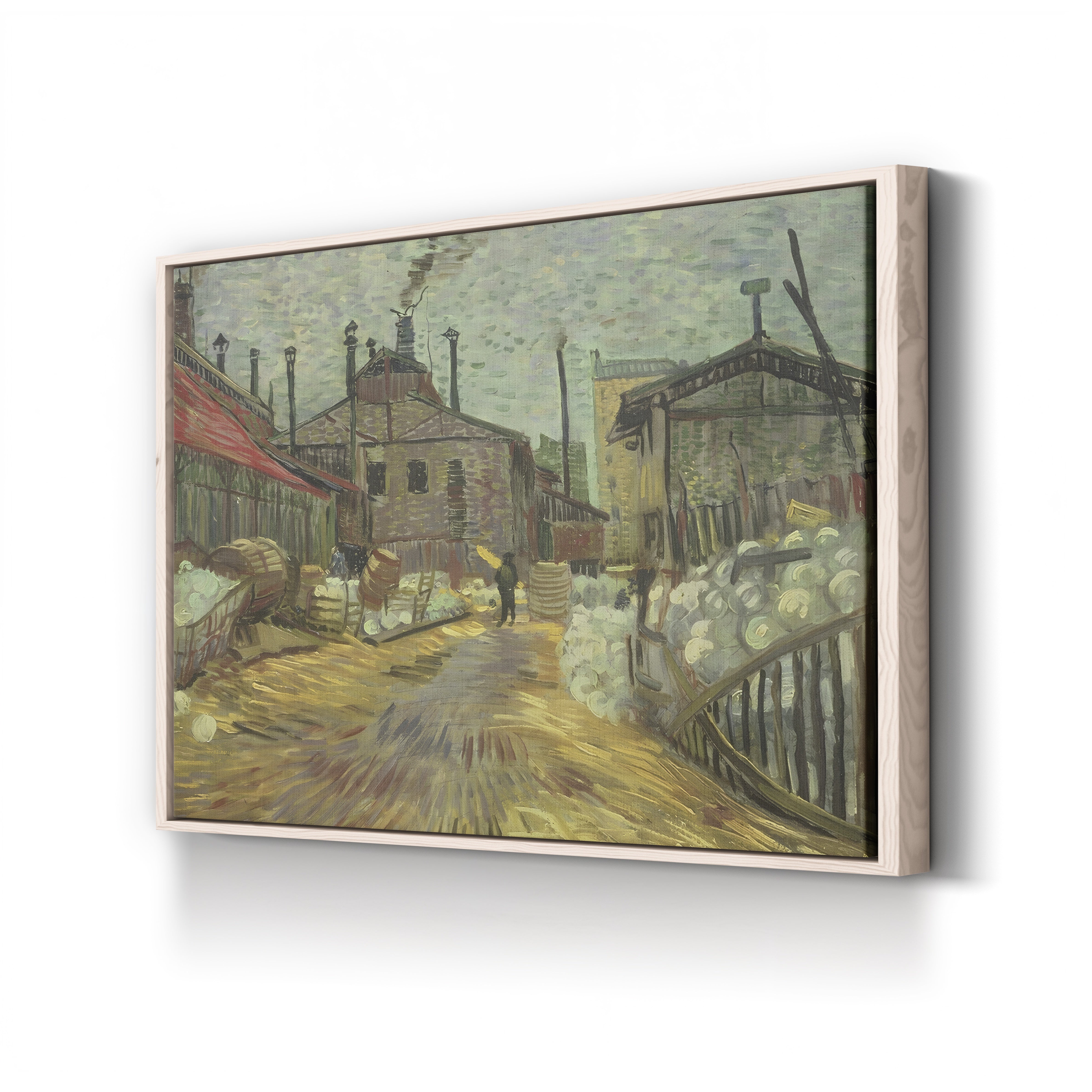 Factories, 1887 – Vincent van Gogh Wall Art | Post-Impressionist Industrial Canvas Print