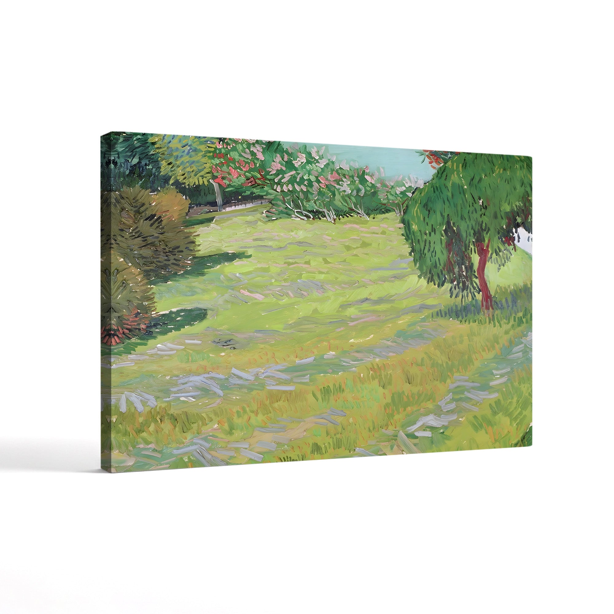 Field in Sunlight, 1888 – Vincent van Gogh Wall Art | Post-Impressionist Provençal Landscape Canvas Print