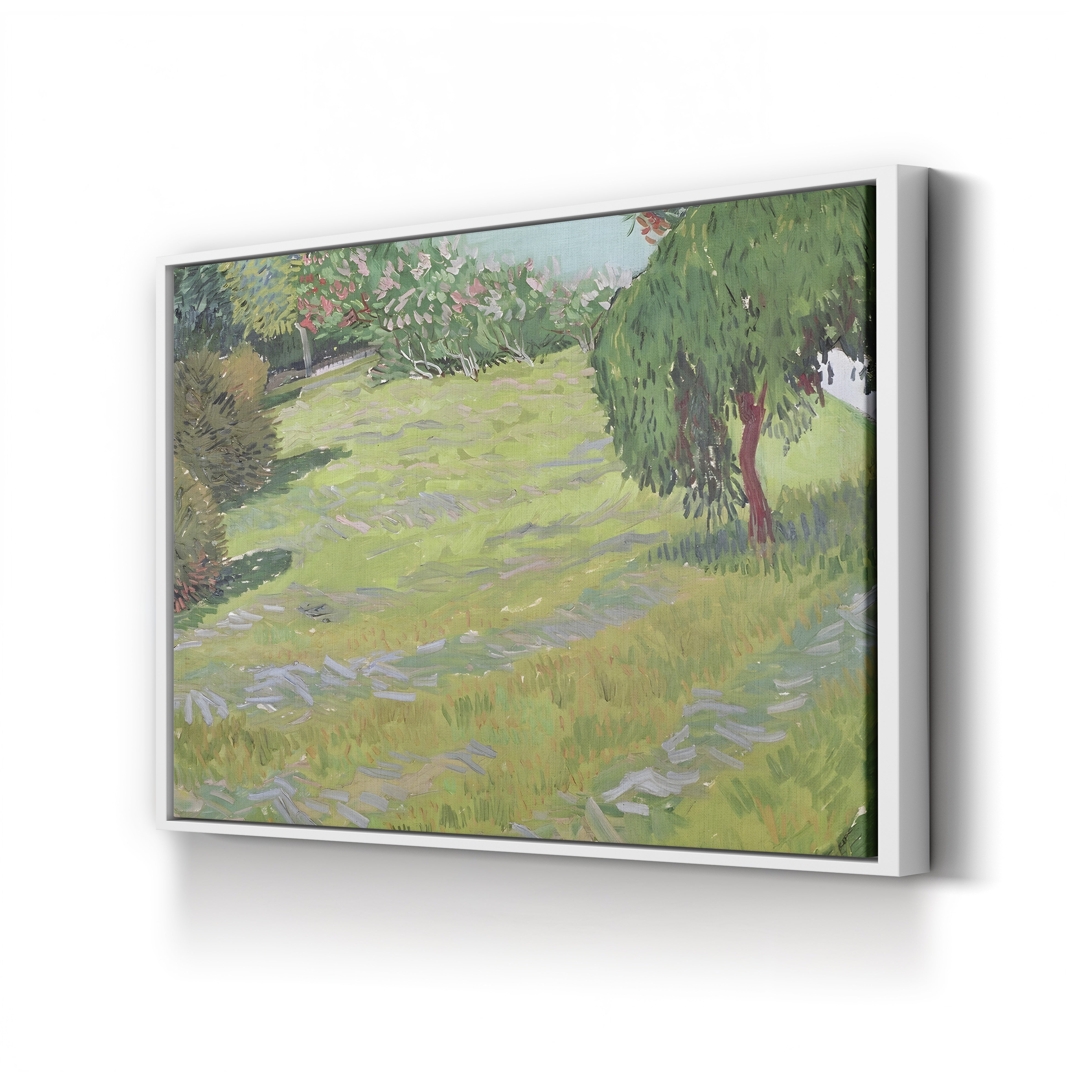 Field in Sunlight, 1888 – Vincent van Gogh Wall Art | Post-Impressionist Provençal Landscape Canvas Print