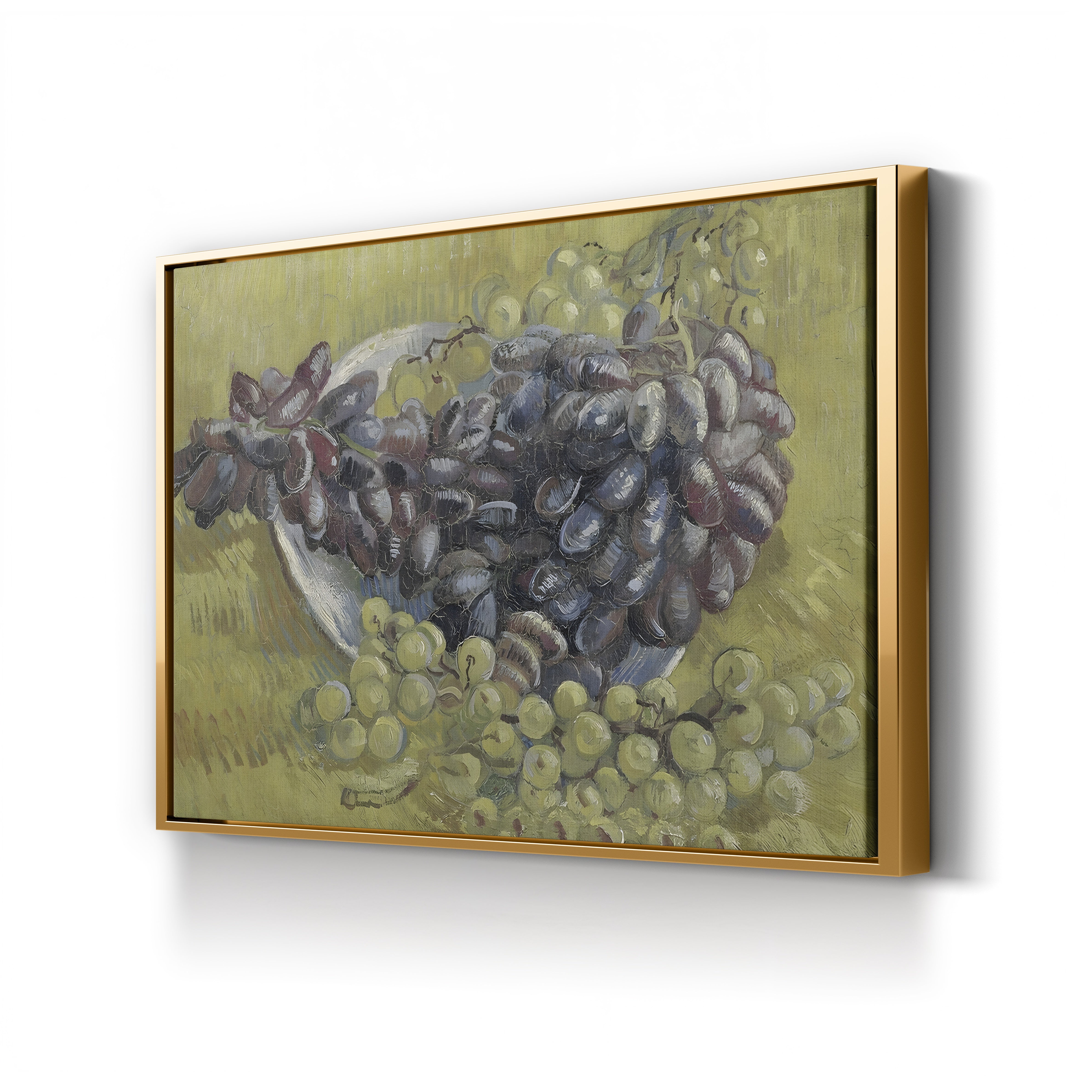 Grapes, 1887 – Vincent van Gogh Wall Art | Post-Impressionist Still Life Canvas Print