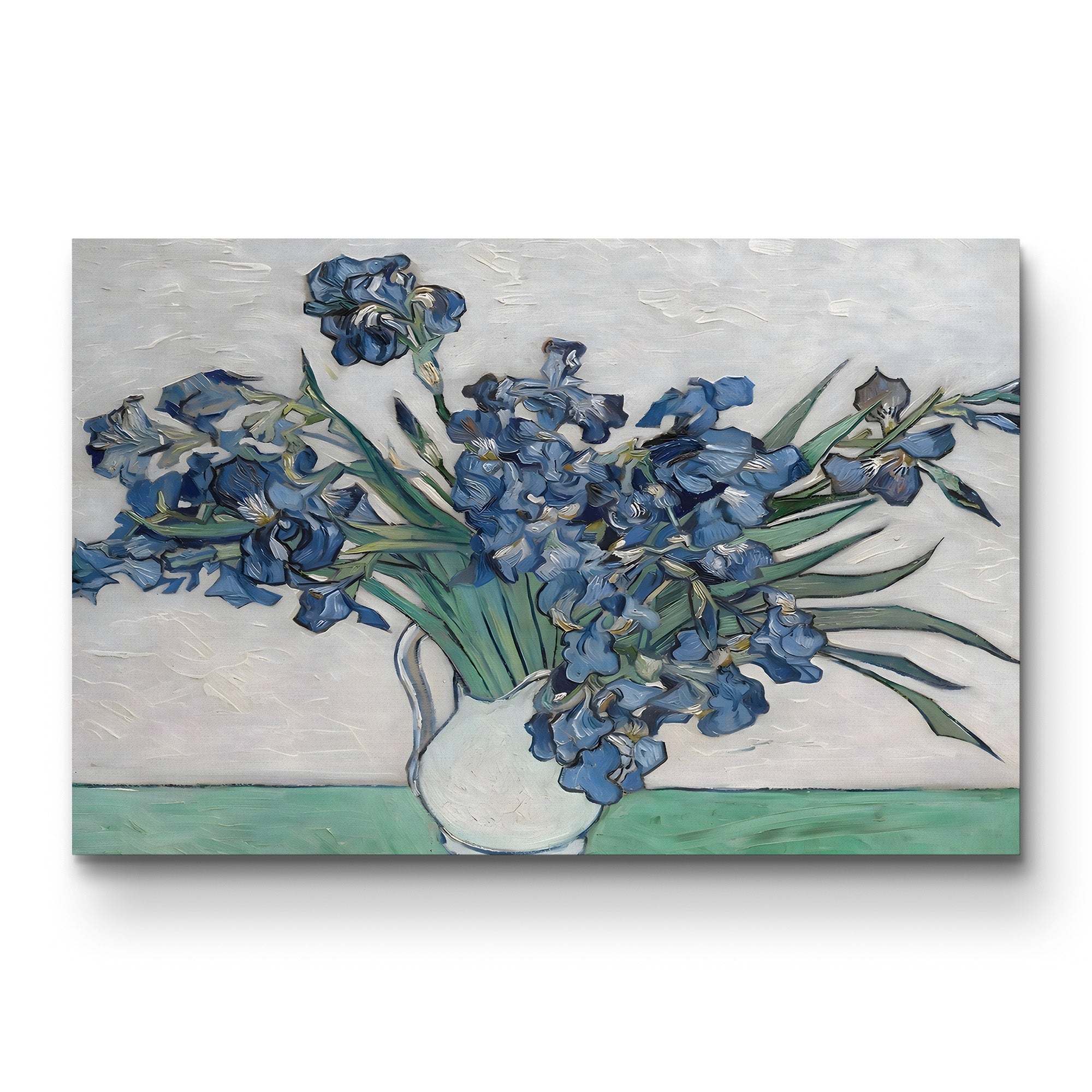 Irises, 1889 – Vincent van Gogh Wall Art | Post-Impressionist Floral Canvas Print