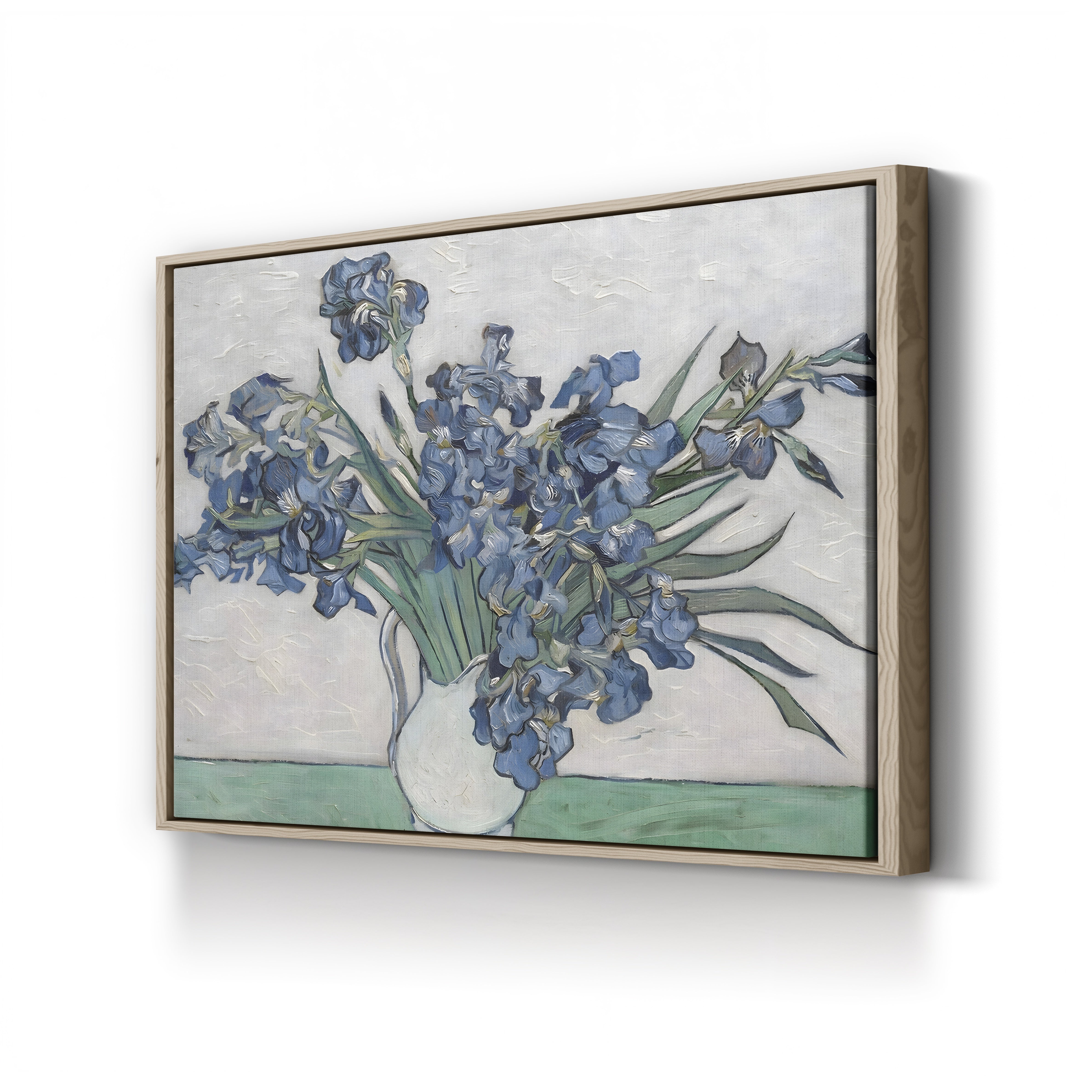Irises, 1889 – Vincent van Gogh Wall Art | Post-Impressionist Floral Canvas Print