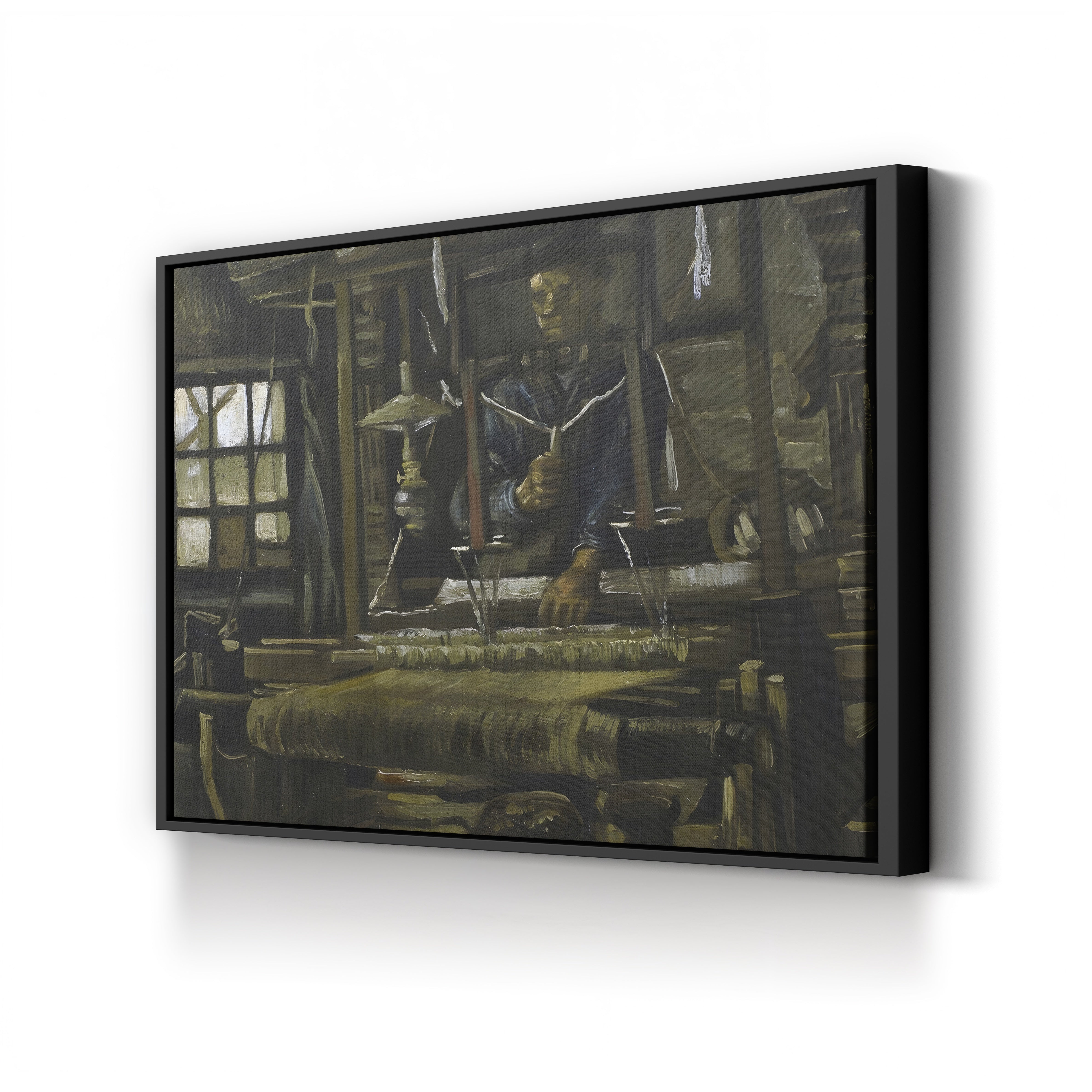 La Maison du Tisserand (A Weaver's Cottage), 1884 – Vincent van Gogh Wall Art | Early Dutch Architectural Canvas Print
