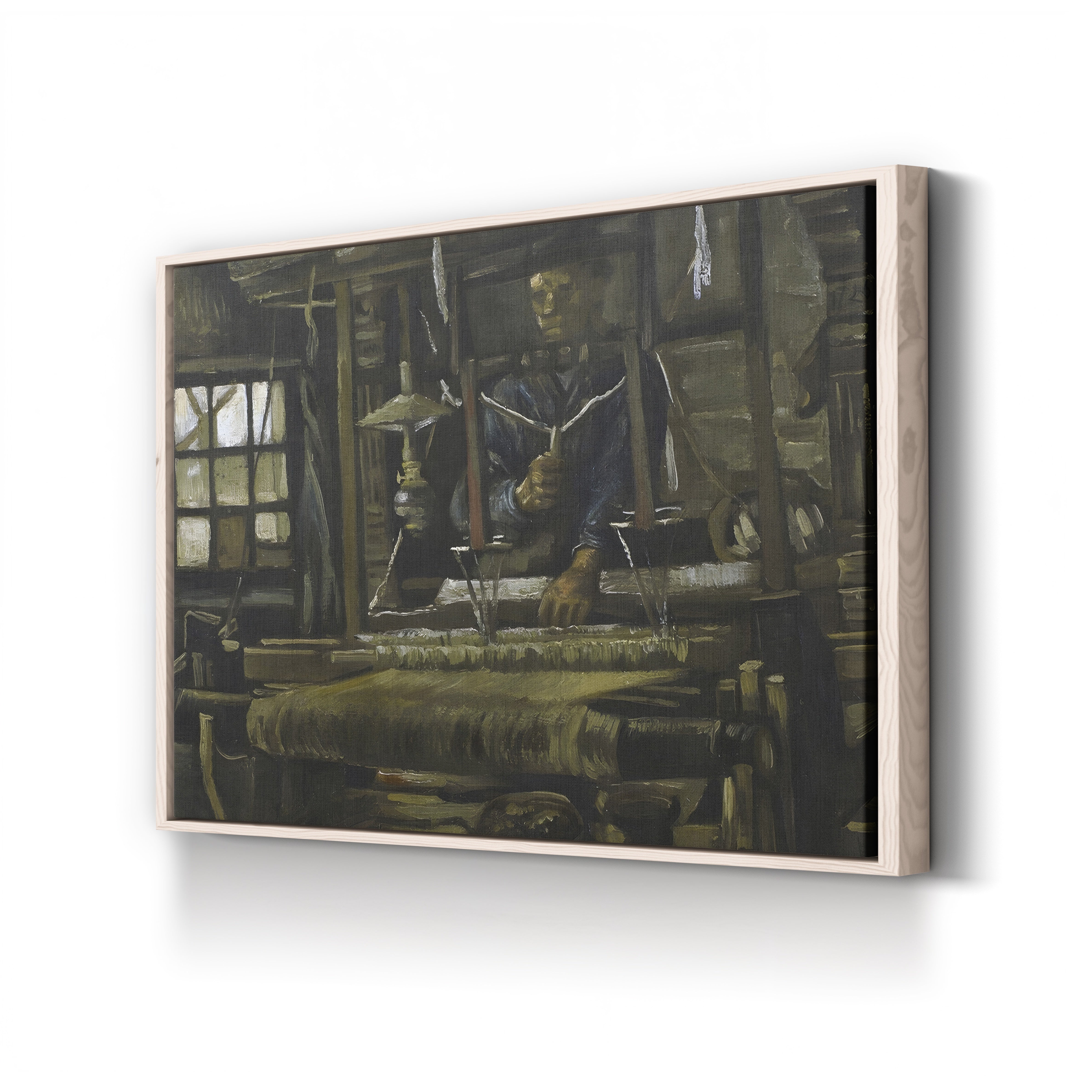 La Maison du Tisserand (A Weaver's Cottage), 1884 – Vincent van Gogh Wall Art | Early Dutch Architectural Canvas Print