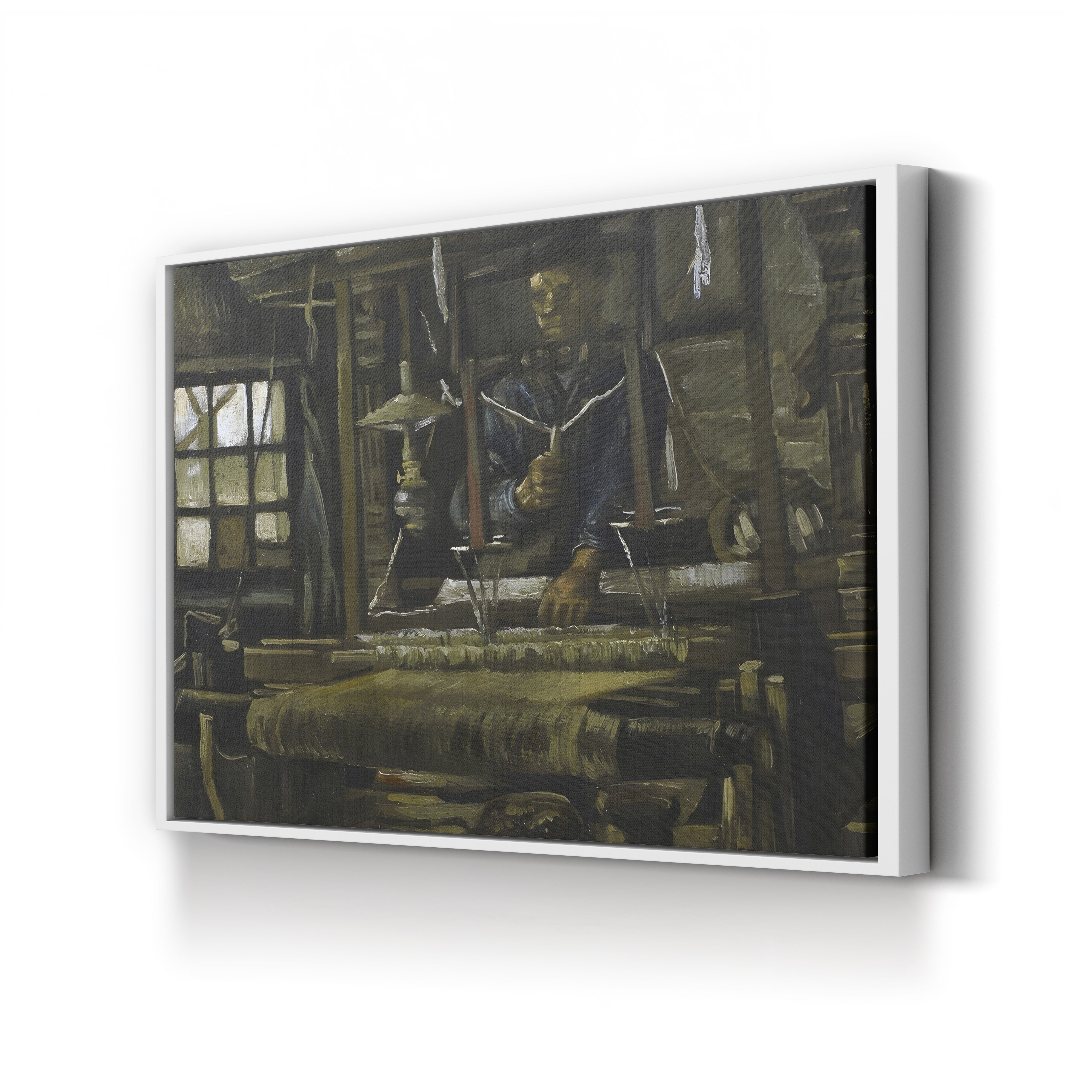 La Maison du Tisserand (A Weaver's Cottage), 1884 – Vincent van Gogh Wall Art | Early Dutch Architectural Canvas Print