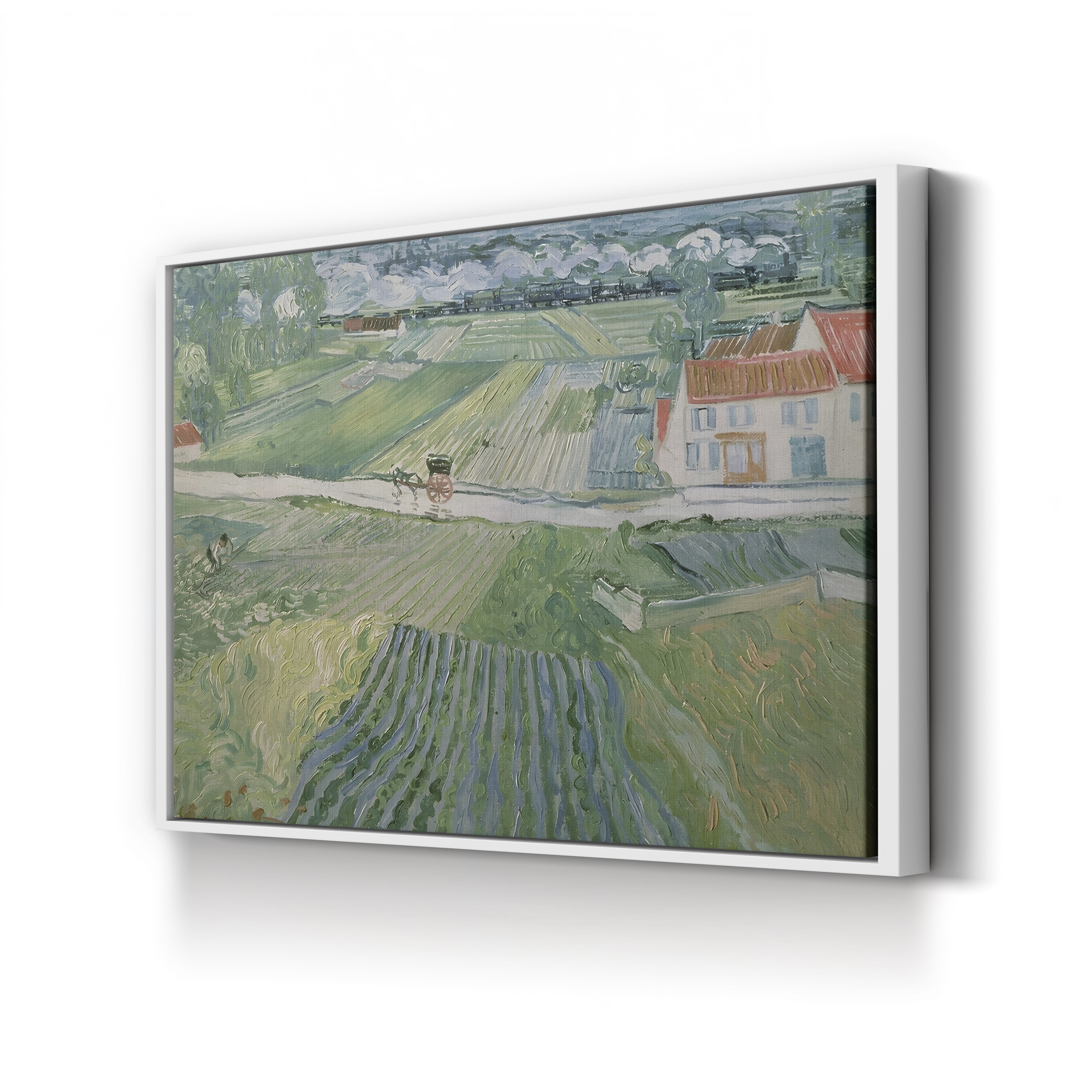 Landscape at Auvers after the Rain, 1890 – Vincent van Gogh Wall Art | Post-Impressionist Landscape Canvas Print