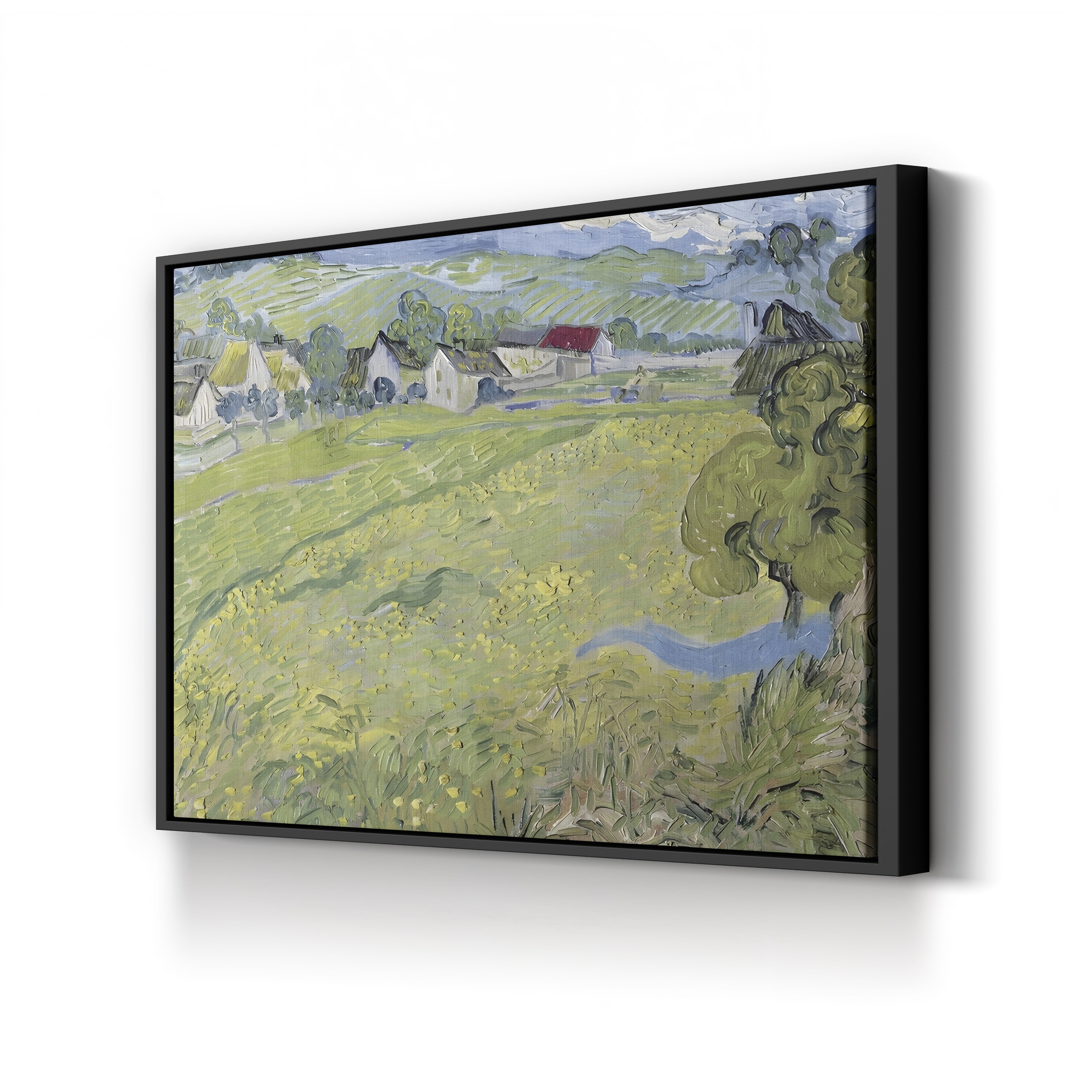 Les Vessenots at Auvers, 1890 – Vincent van Gogh Wall Art | Post-Impressionist Landscape Canvas Print