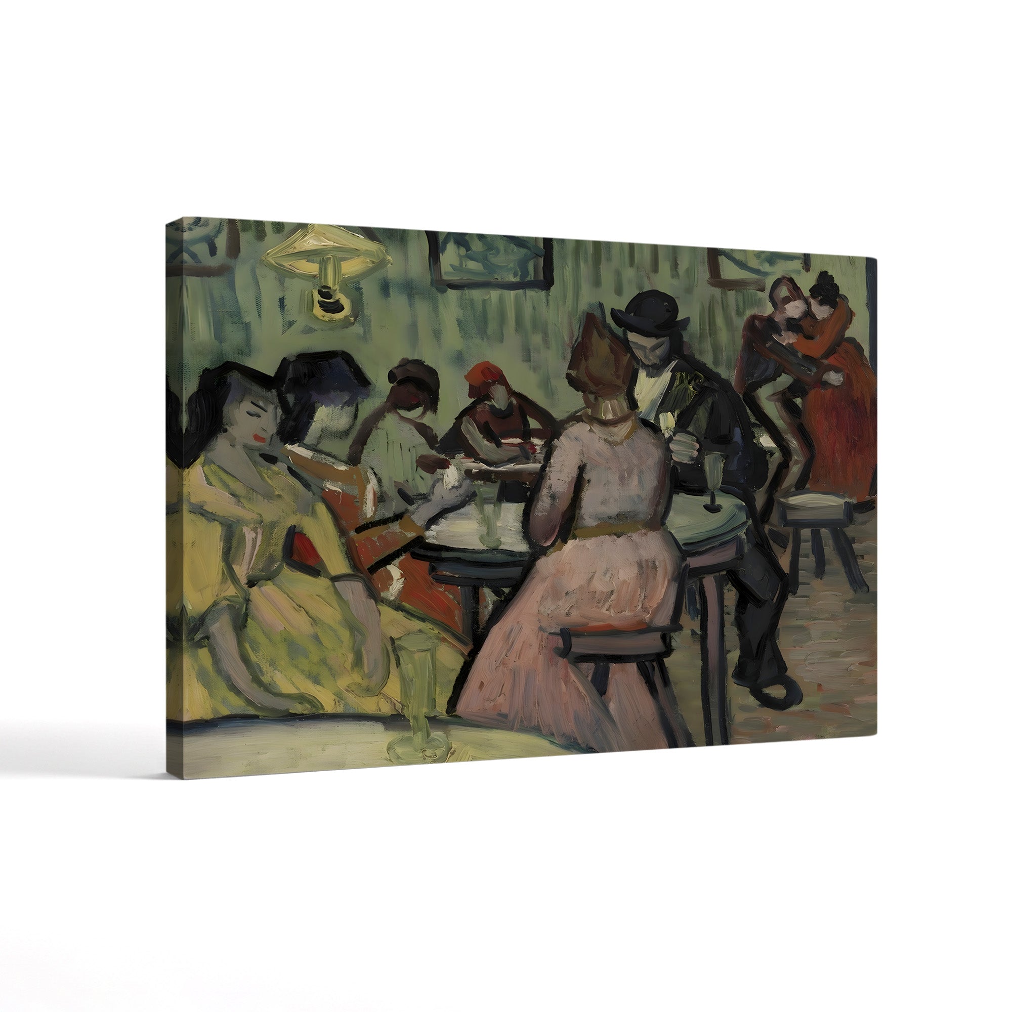 Interior Scene (Le Lupanar) – Vincent van Gogh Wall Art | Post-Impressionist Interior Canvas Print
