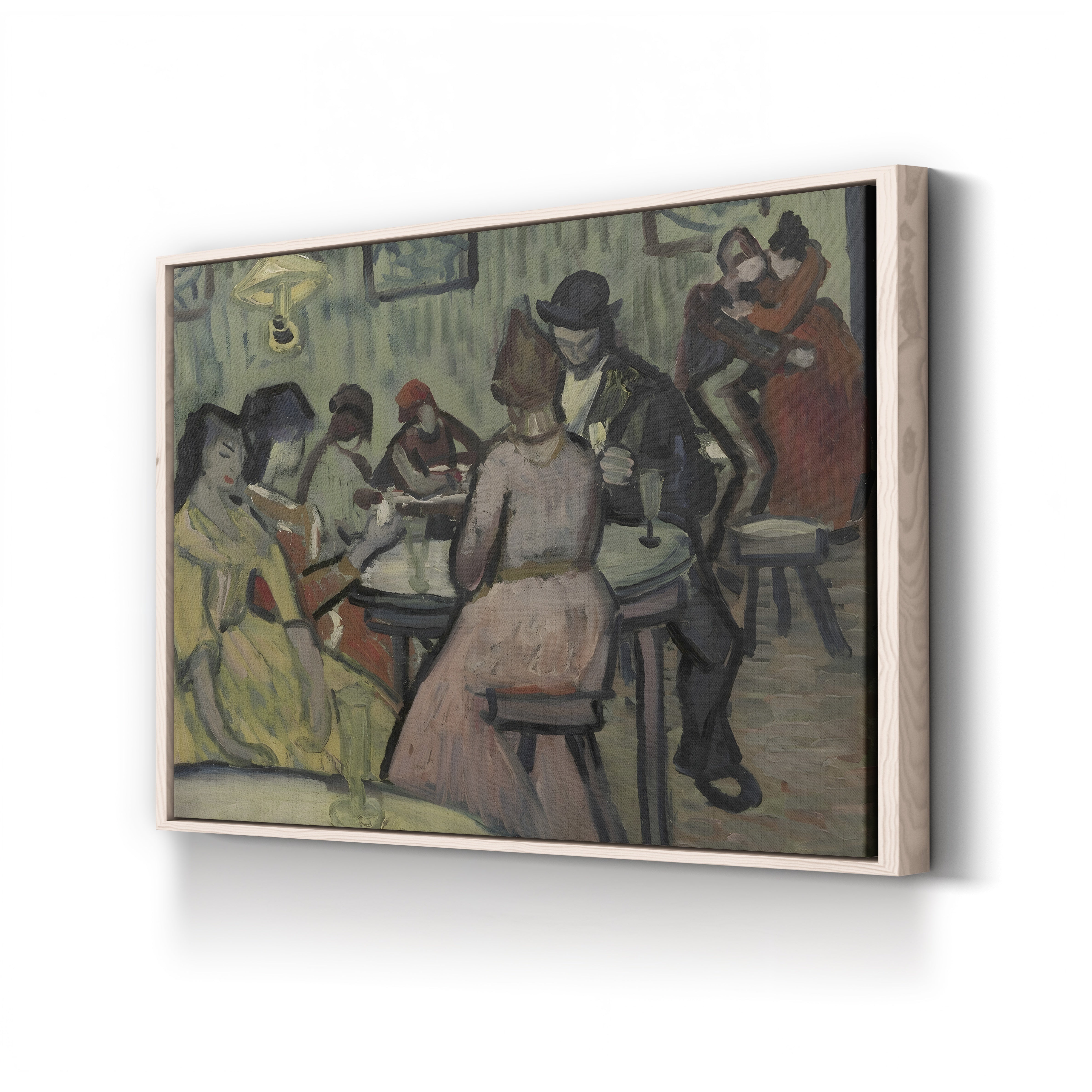 Interior Scene (Le Lupanar) – Vincent van Gogh Wall Art | Post-Impressionist Interior Canvas Print