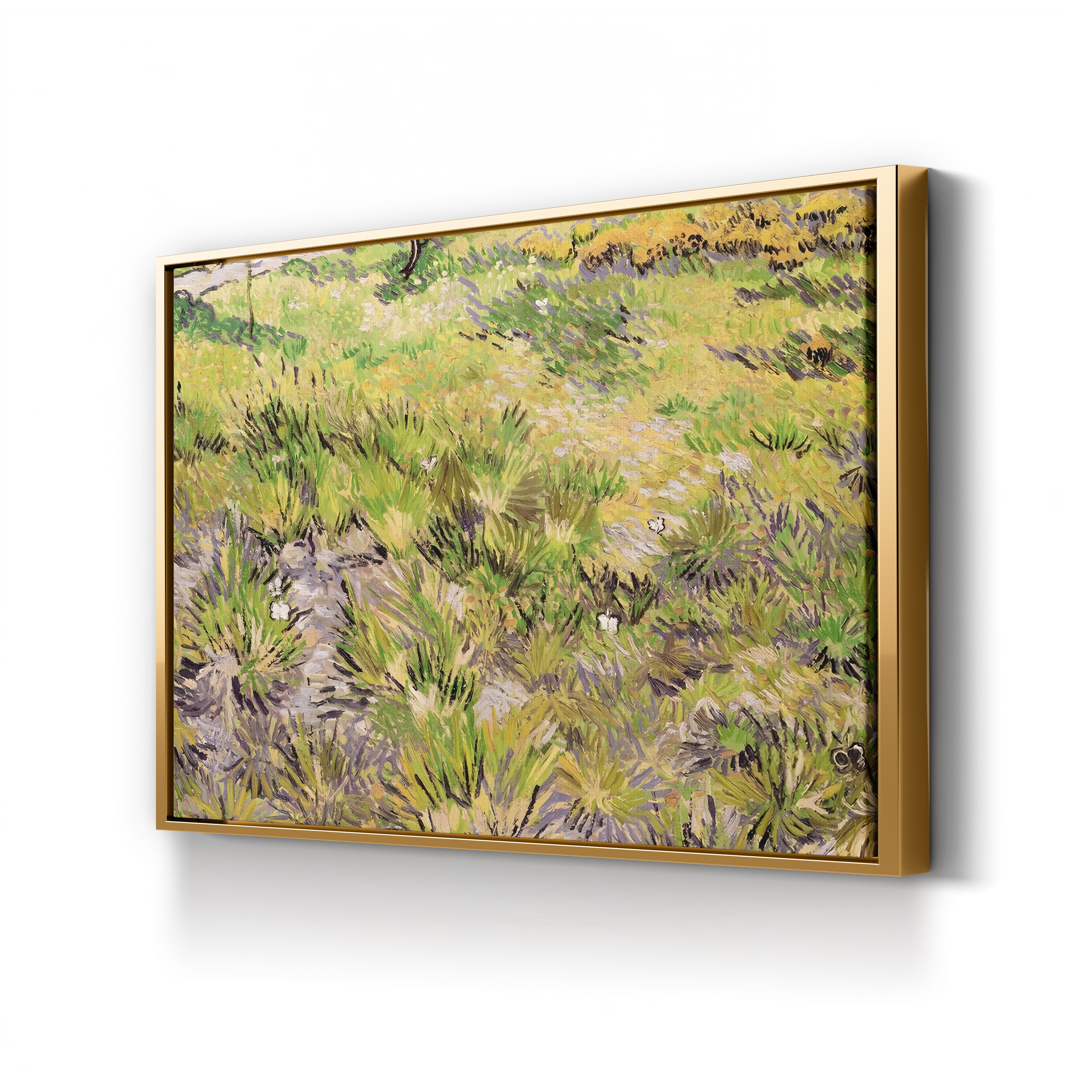 Meadow with Butterflies, 1890 – Vincent van Gogh Wall Art | Post-Impressionist Nature Canvas Print