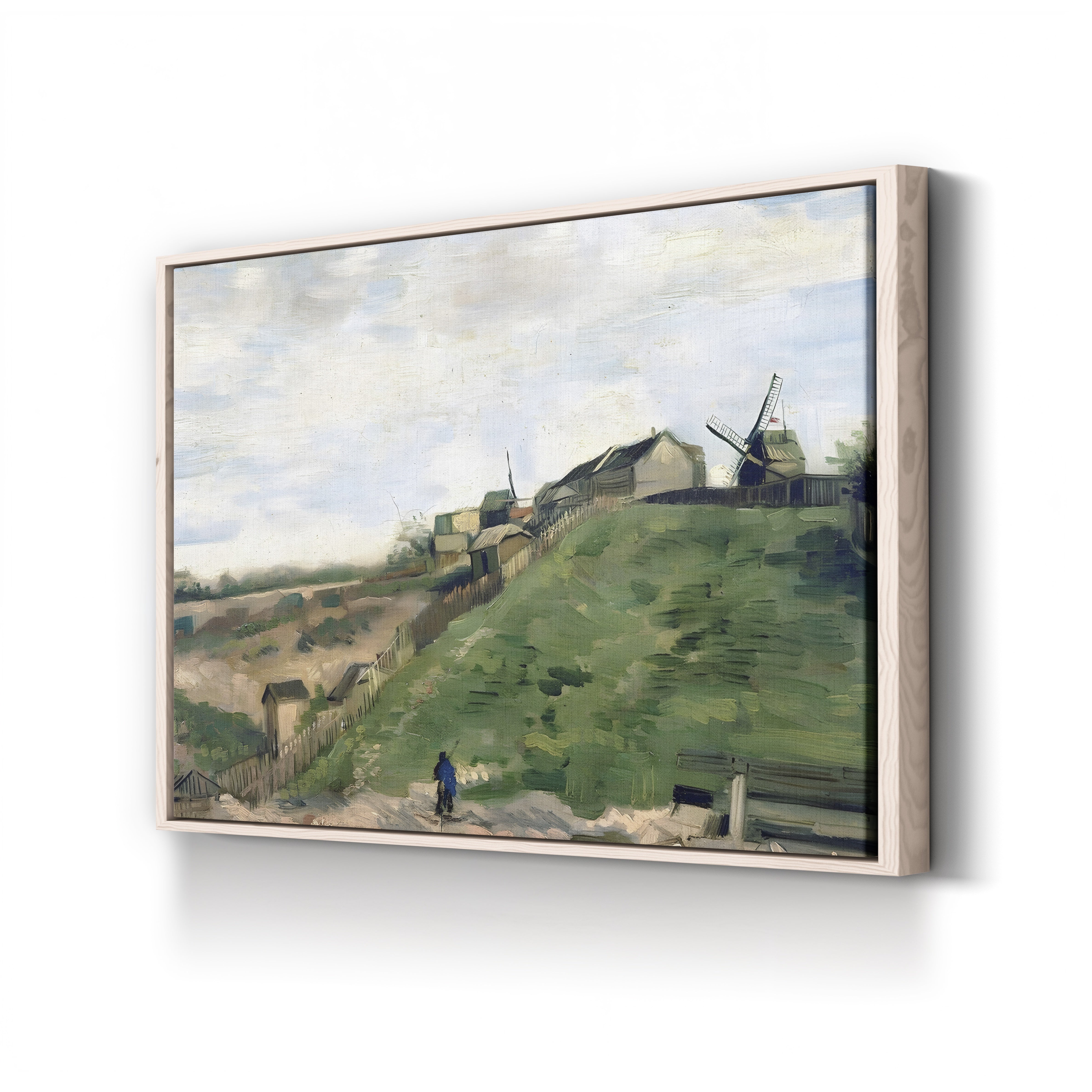 Montmartre Hill with Stone Quarry – Vincent van Gogh Wall Art | Post-Impressionist Paris Canvas Print