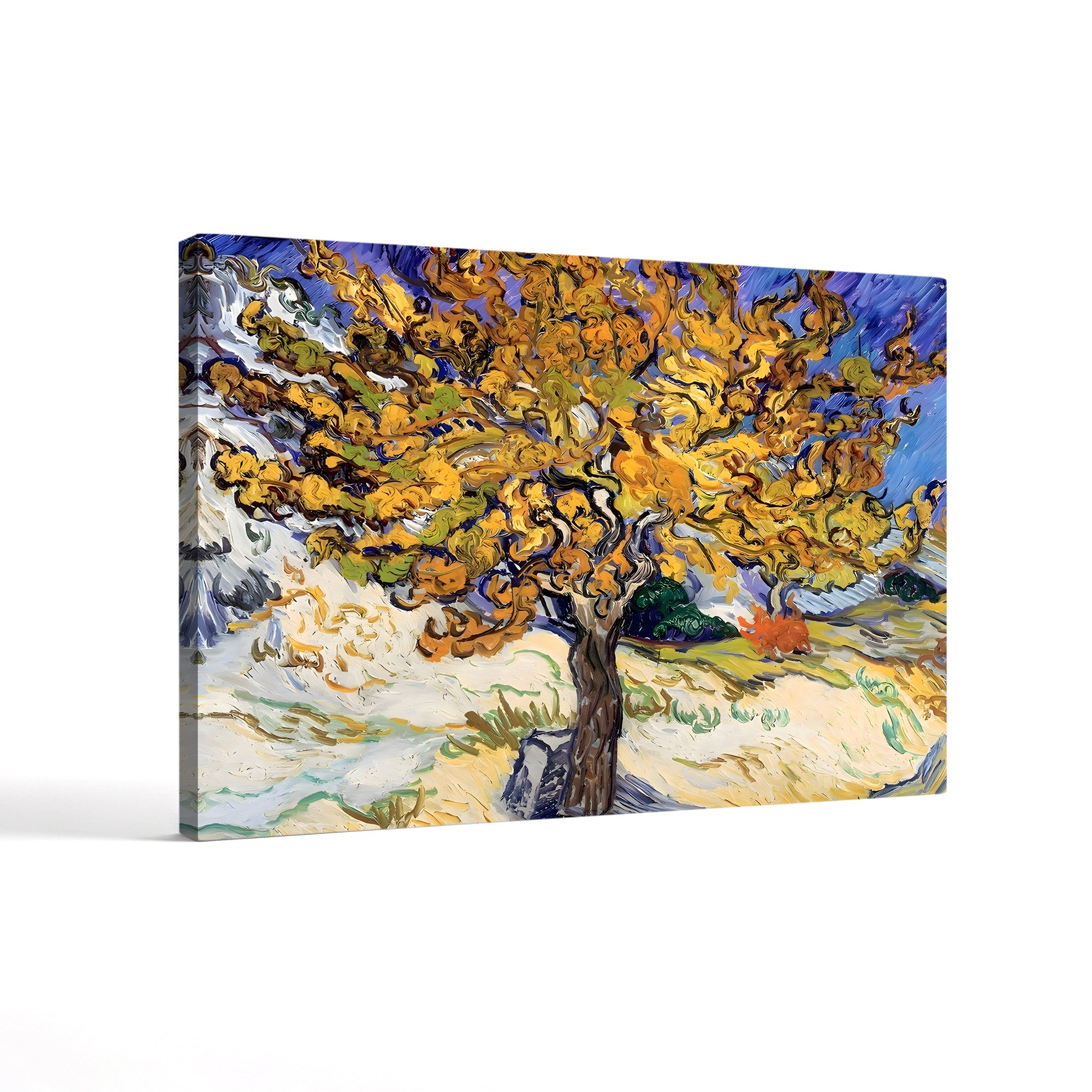 Mulberry Tree, 1889 – Vincent van Gogh Wall Art | Post-Impressionist Autumn Canvas Print