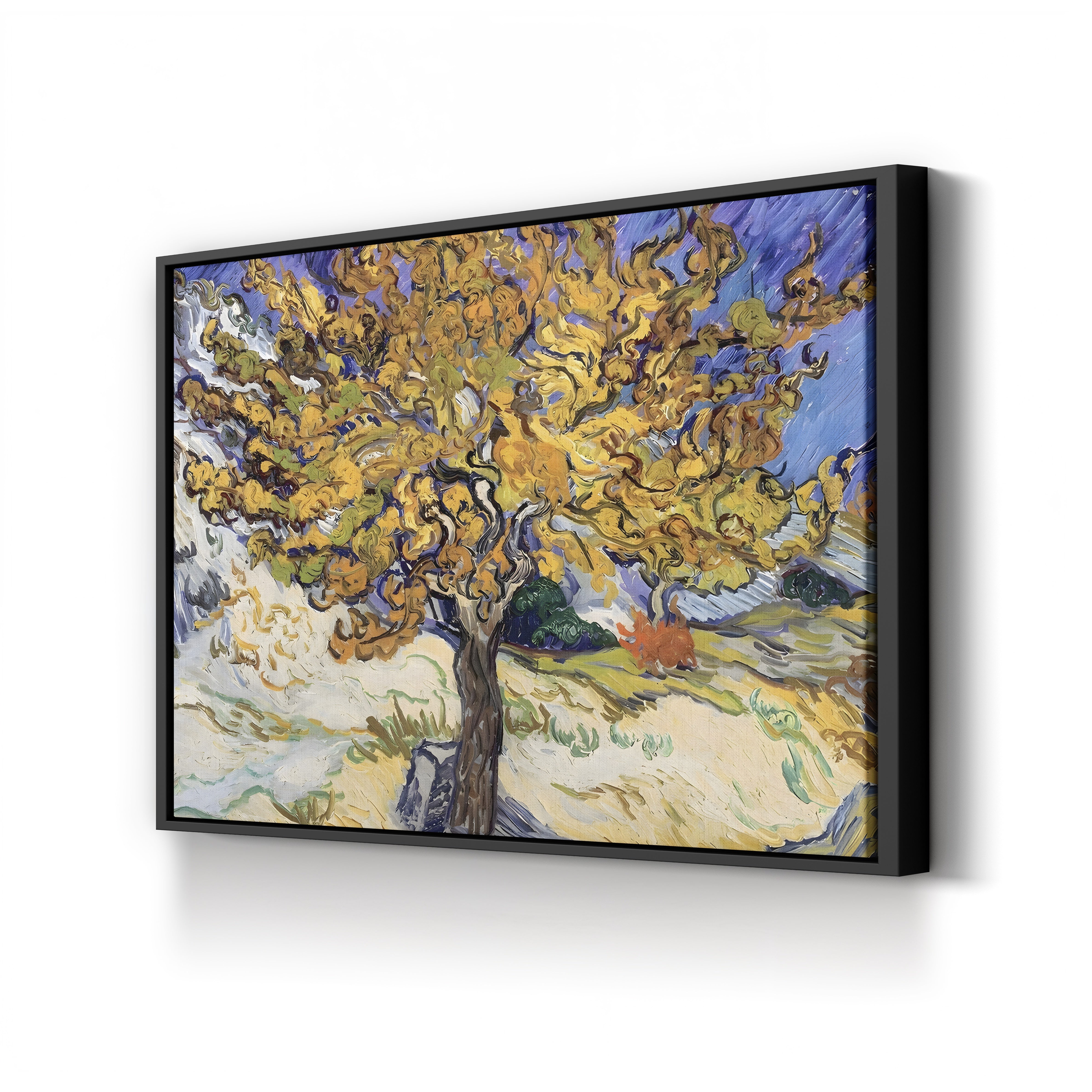 Mulberry Tree, 1889 – Vincent van Gogh Wall Art | Post-Impressionist Autumn Canvas Print