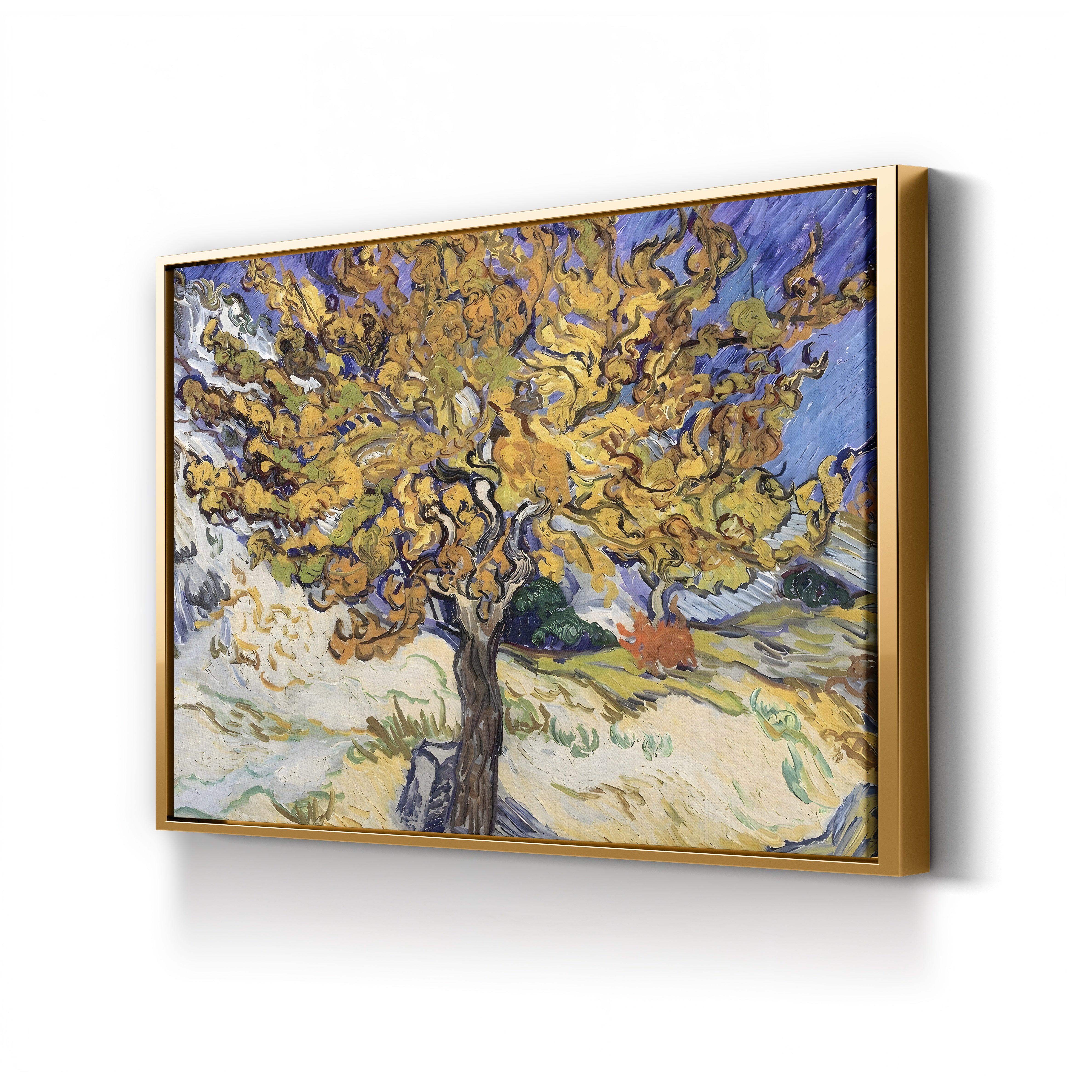Mulberry Tree, 1889 – Vincent van Gogh Wall Art | Post-Impressionist Autumn Canvas Print