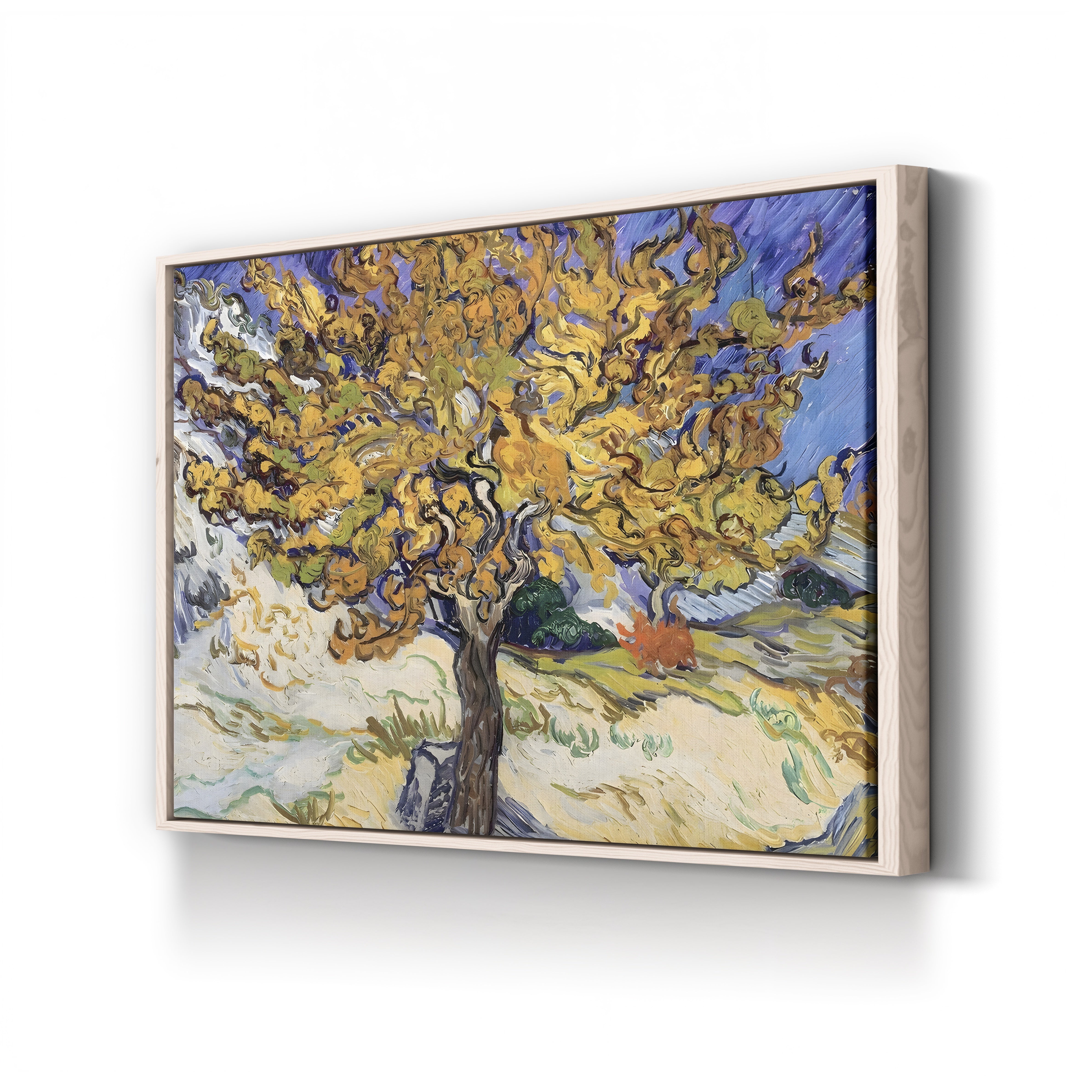 Mulberry Tree, 1889 – Vincent van Gogh Wall Art | Post-Impressionist Autumn Canvas Print