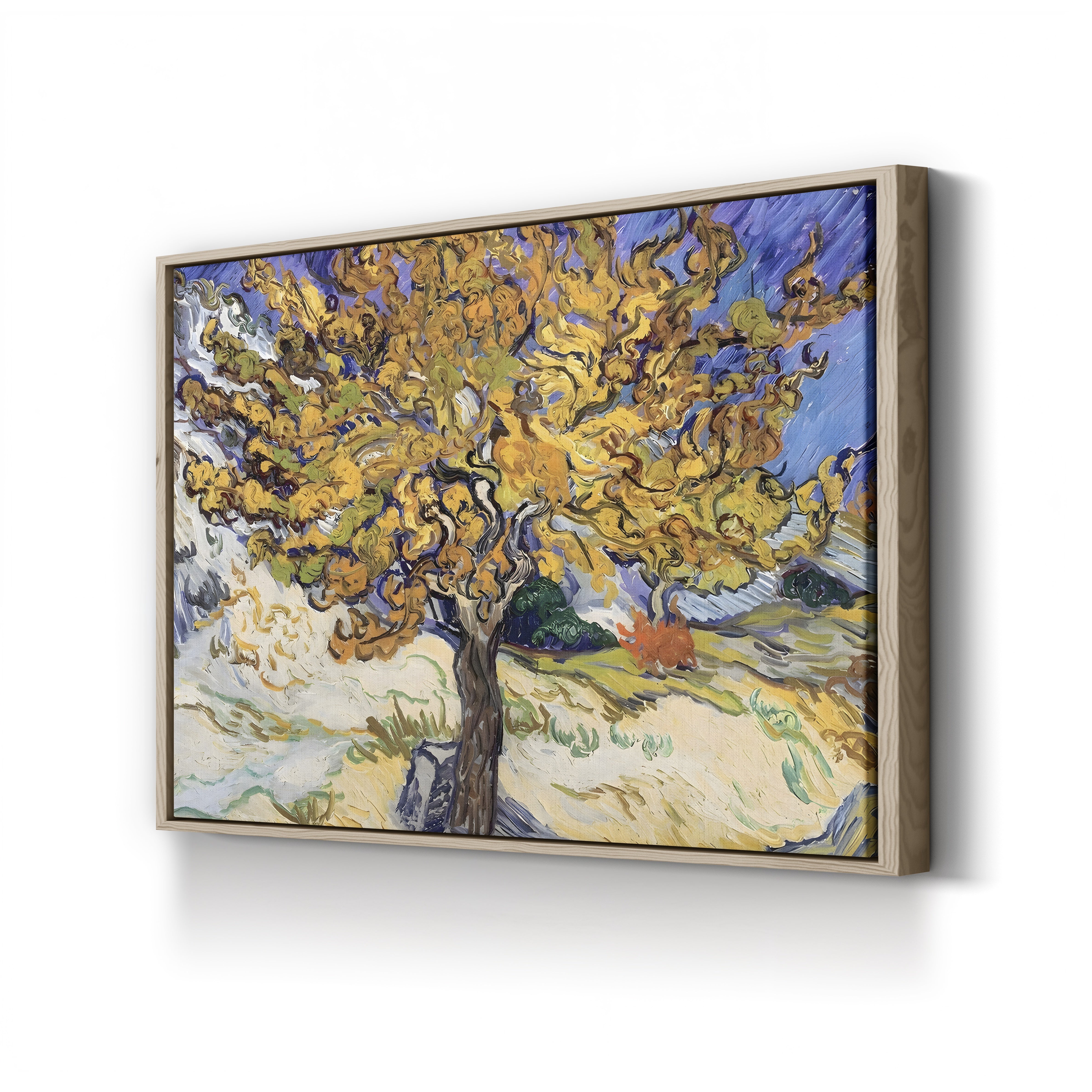 Mulberry Tree, 1889 – Vincent van Gogh Wall Art | Post-Impressionist Autumn Canvas Print