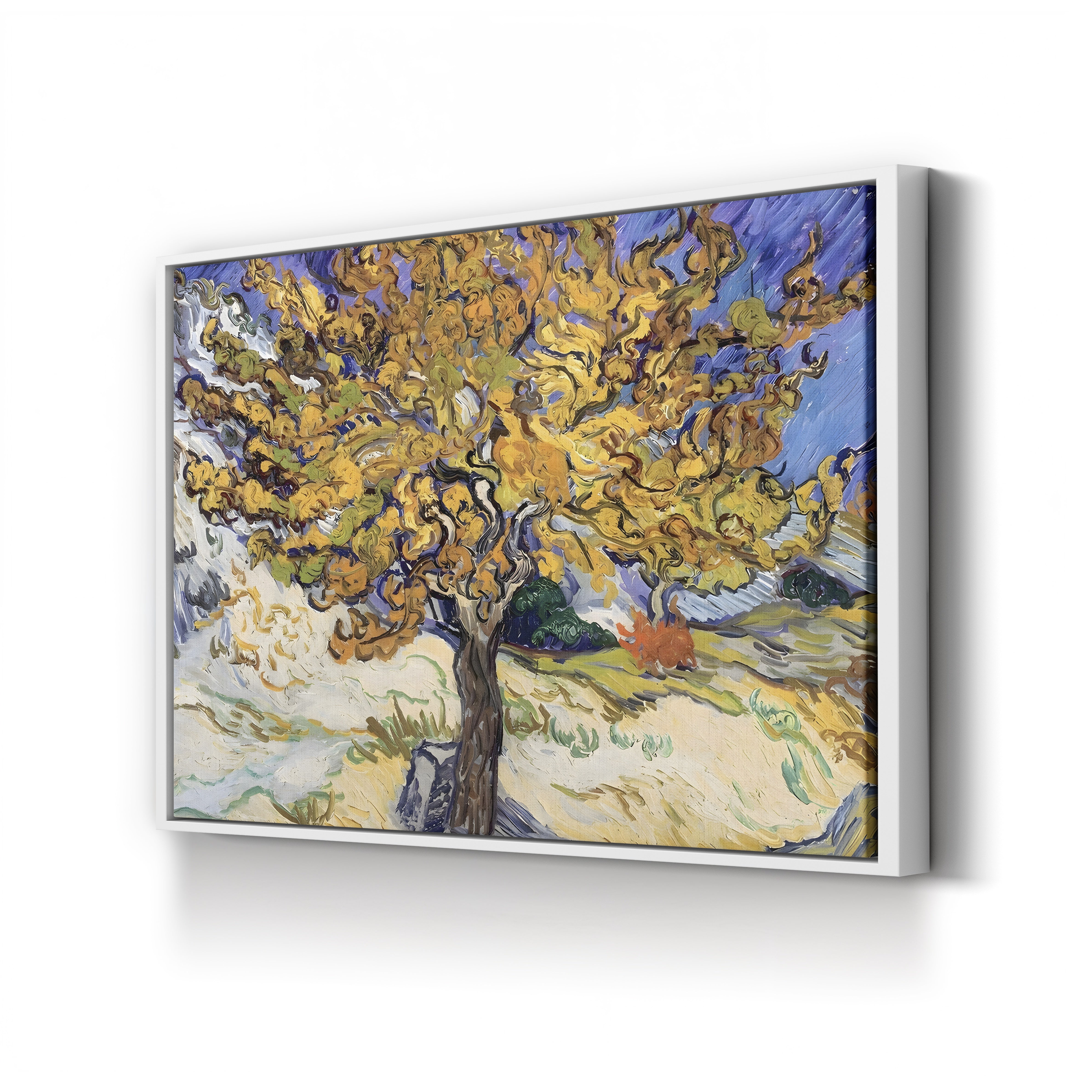 Mulberry Tree, 1889 – Vincent van Gogh Wall Art | Post-Impressionist Autumn Canvas Print