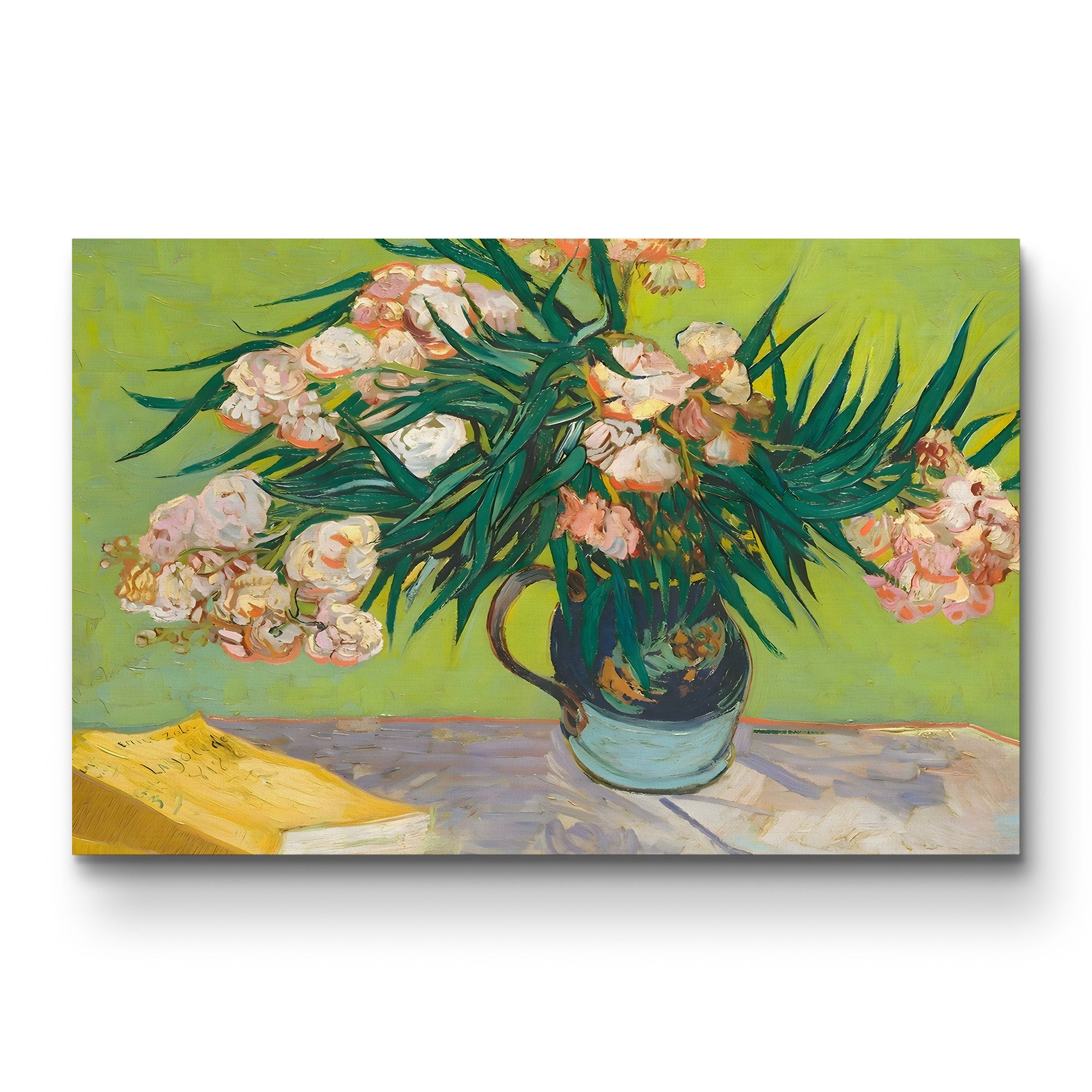 Oleander – Vincent van Gogh Wall Art | Post-Impressionist Floral Canvas Print