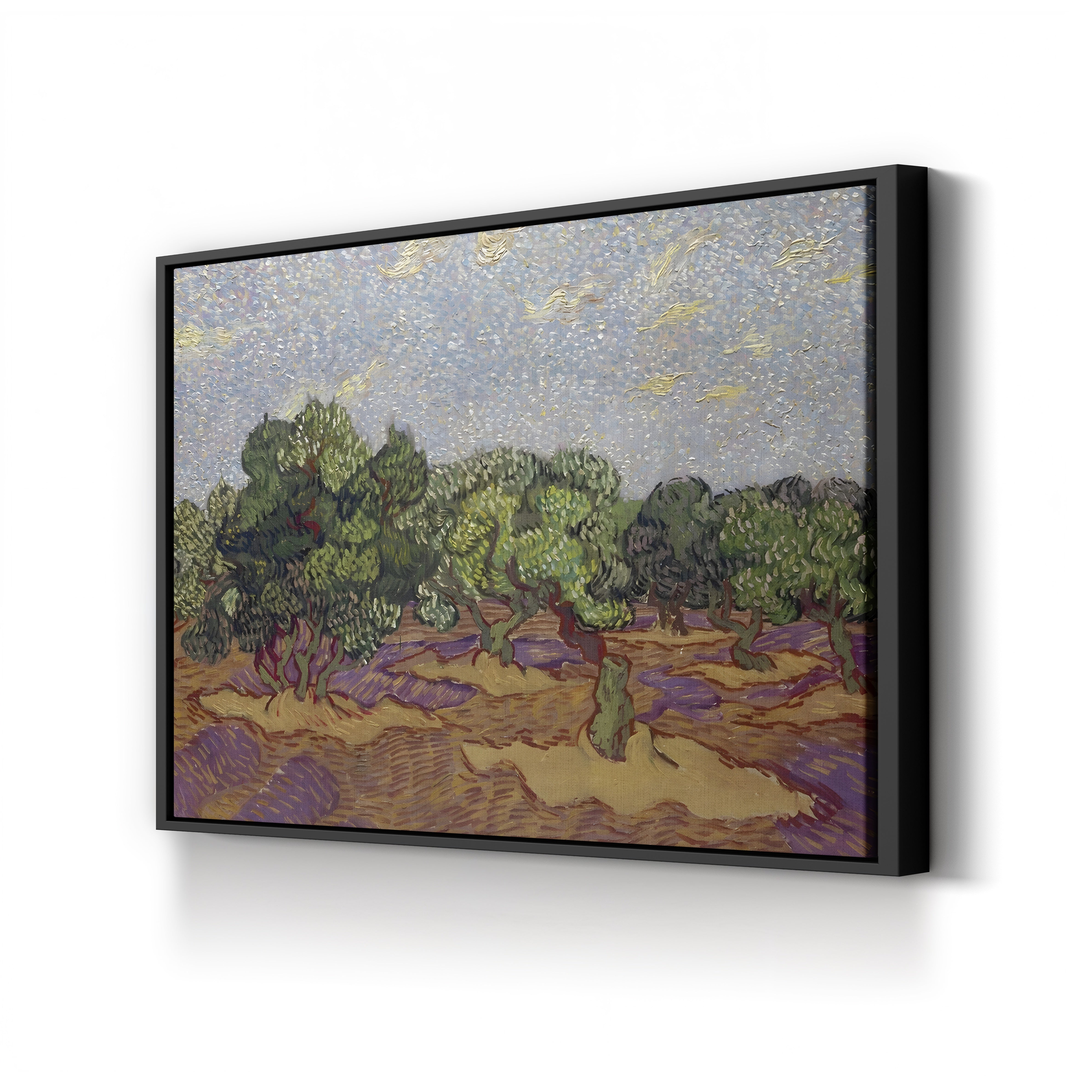 Olive Trees – Vincent van Gogh Wall Art | Post-Impressionist Provençal Canvas Print