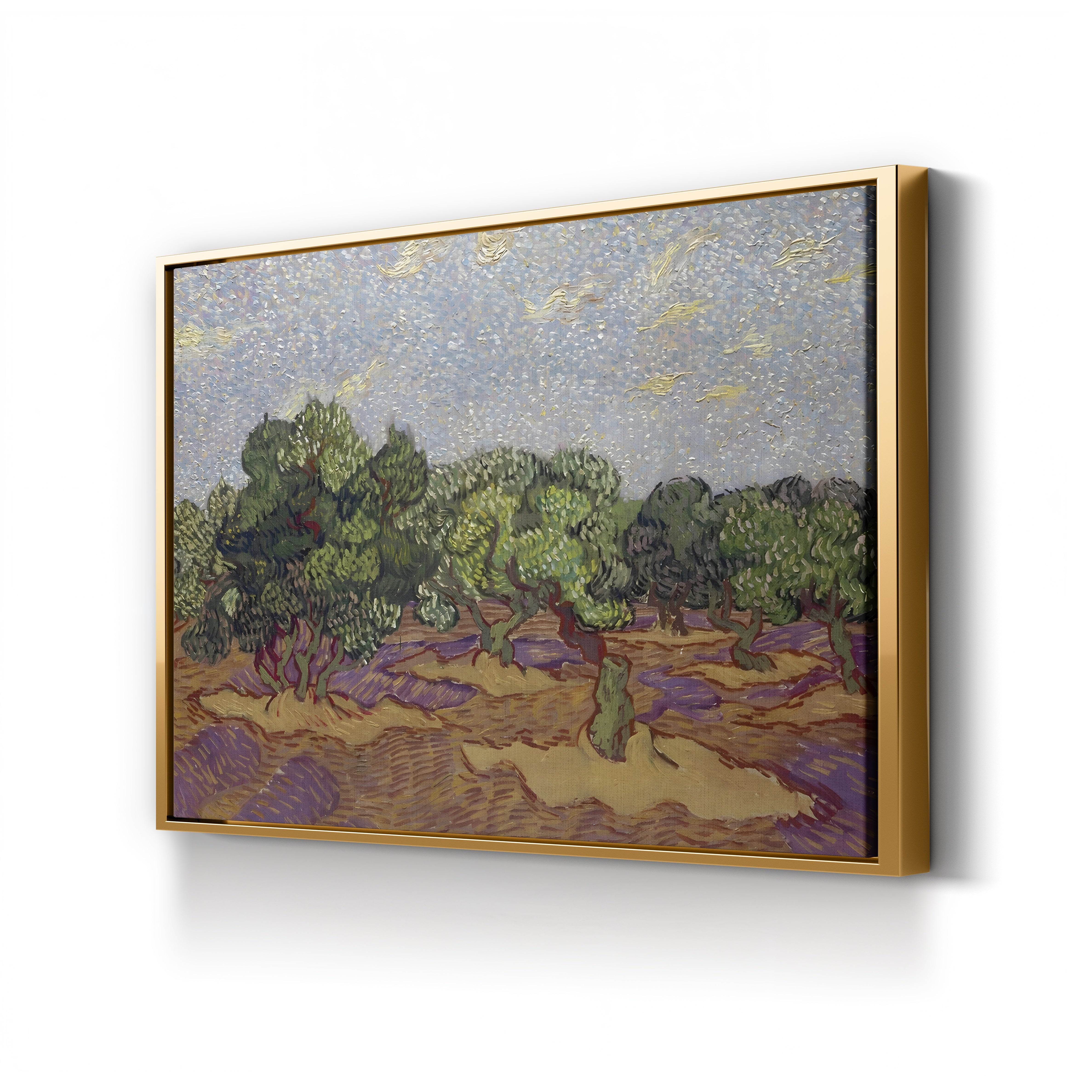Olive Trees – Vincent van Gogh Wall Art | Post-Impressionist Provençal Canvas Print