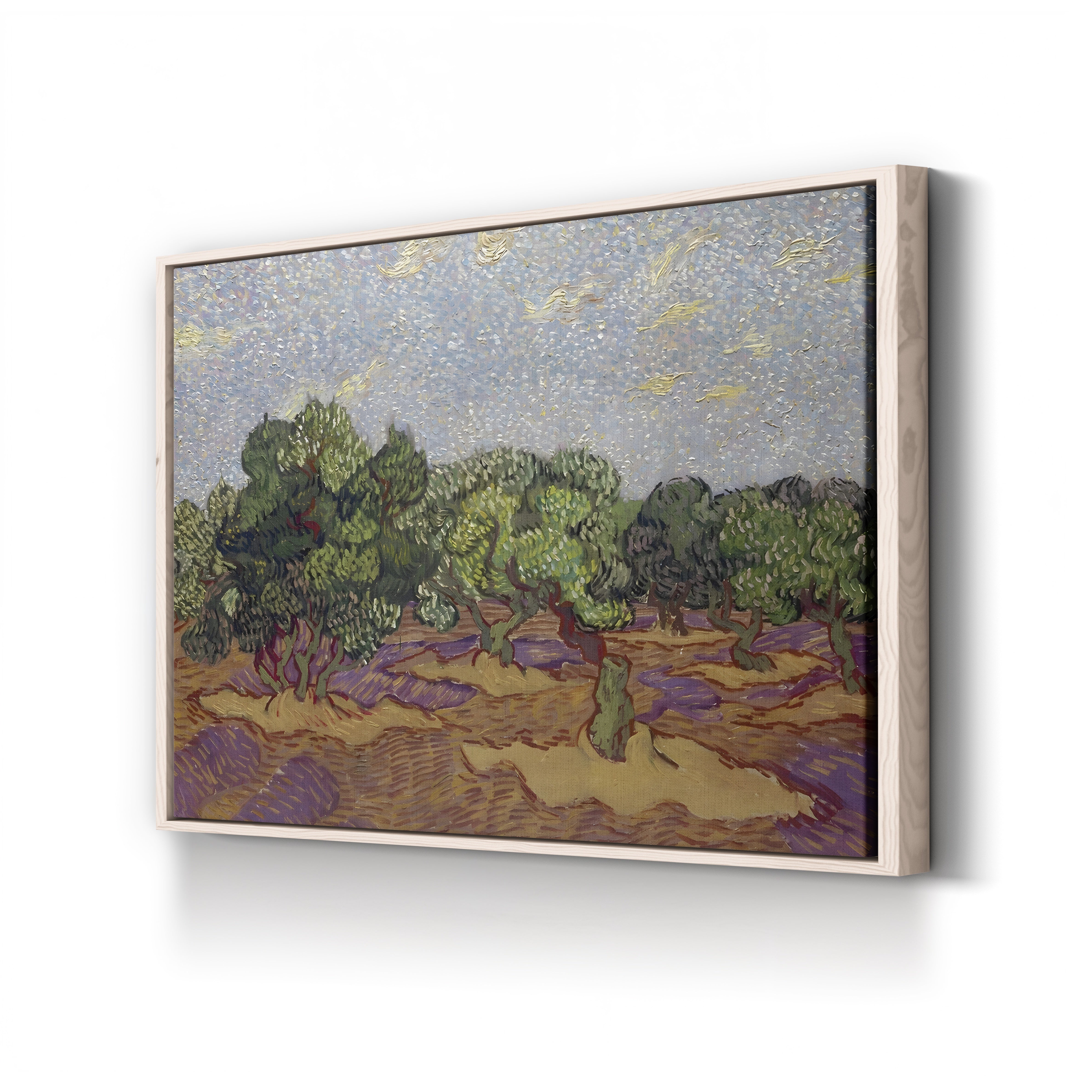 Olive Trees – Vincent van Gogh Wall Art | Post-Impressionist Provençal Canvas Print