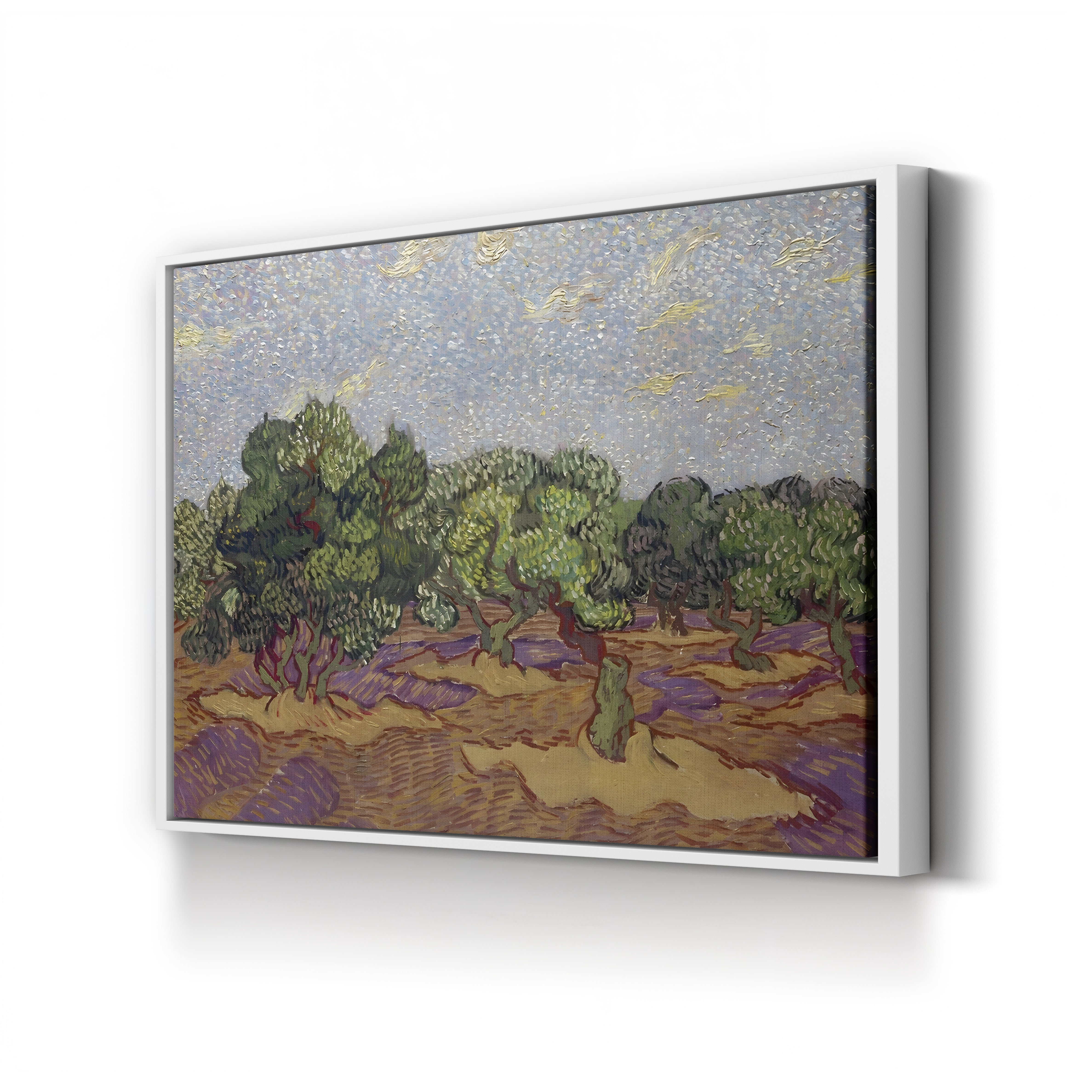 Olive Trees – Vincent van Gogh Wall Art | Post-Impressionist Provençal Canvas Print