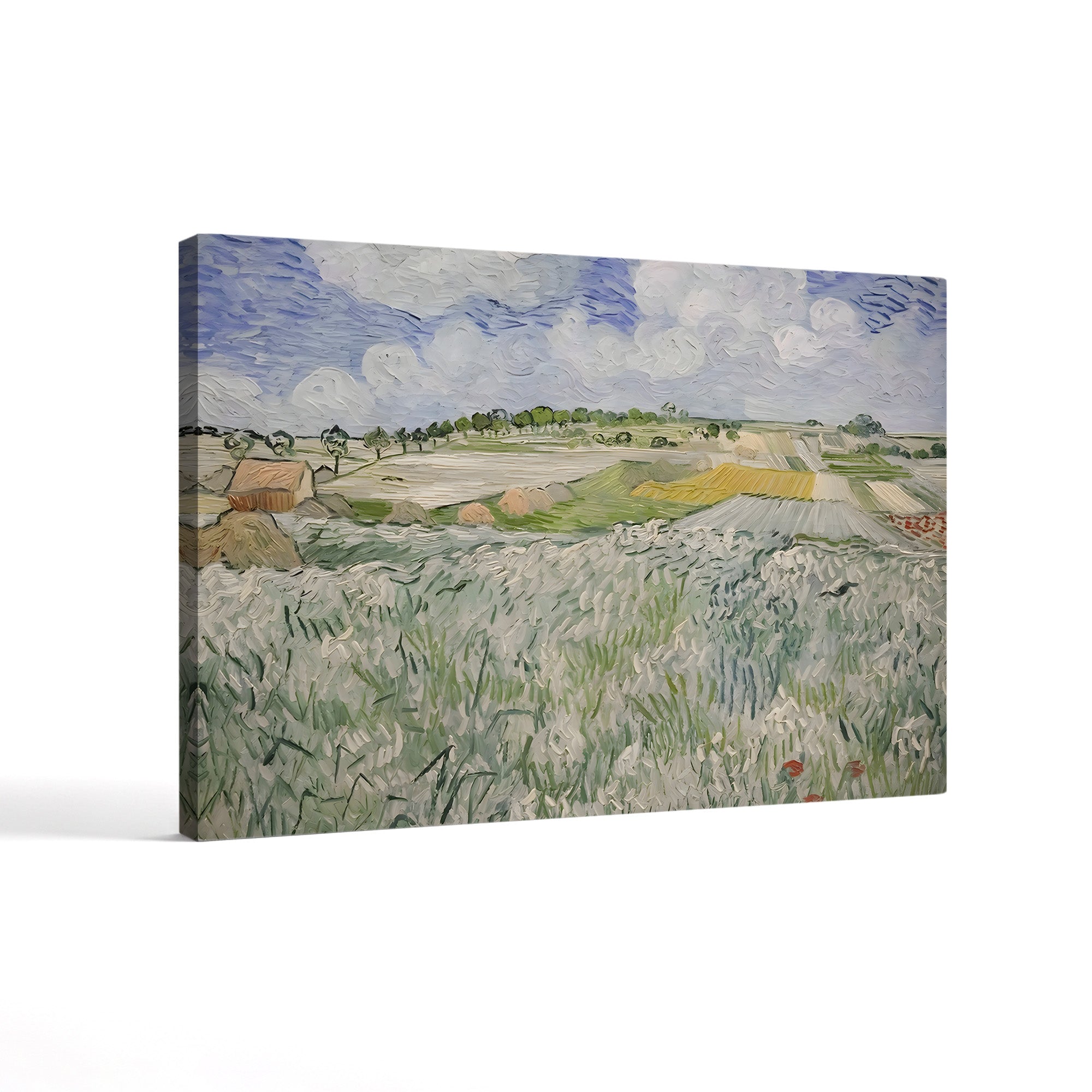Plain Near Auvers, 1890 – Vincent van Gogh Wall Art | Post-Impressionist Landscape Canvas Print
