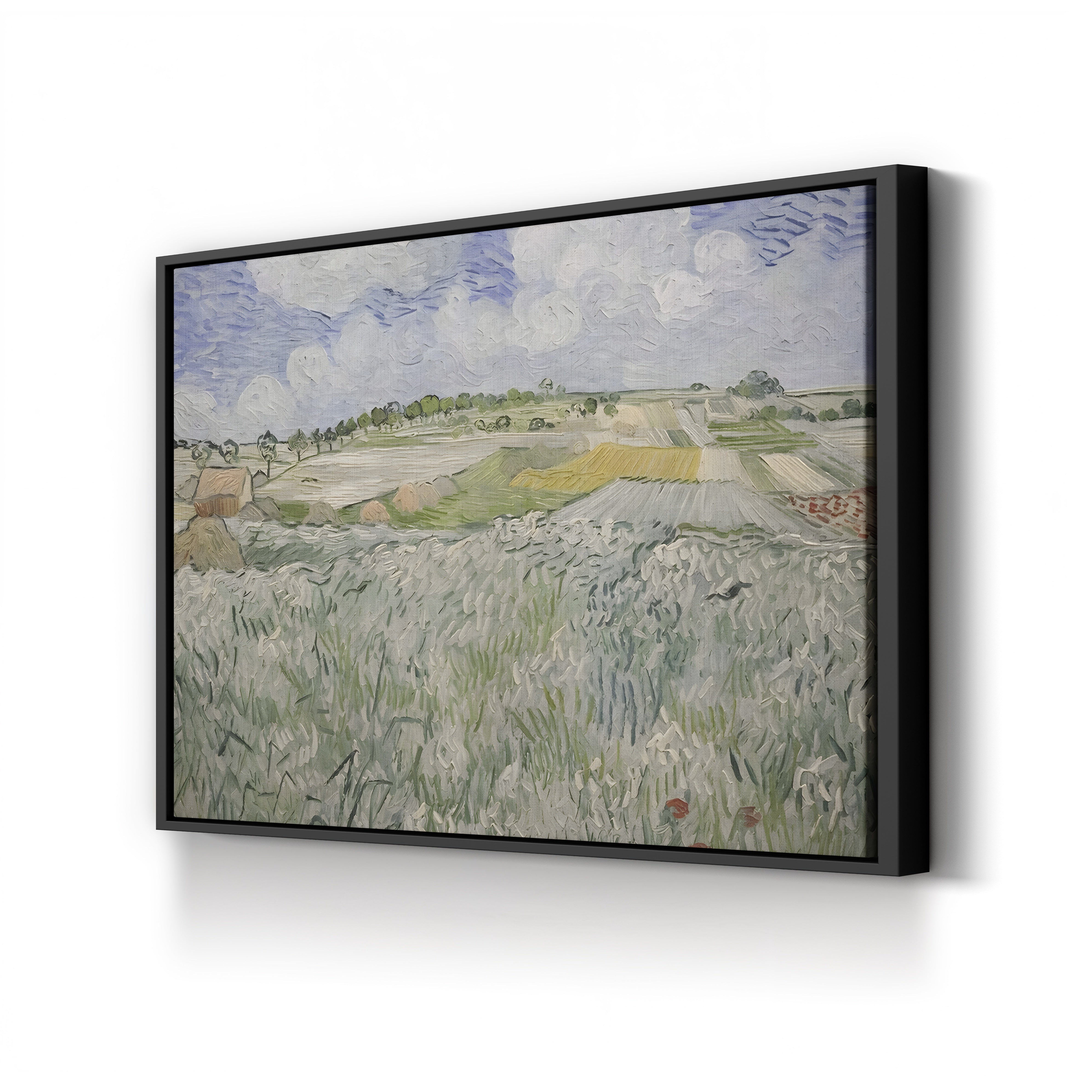 Plain Near Auvers, 1890 – Vincent van Gogh Wall Art | Post-Impressionist Landscape Canvas Print