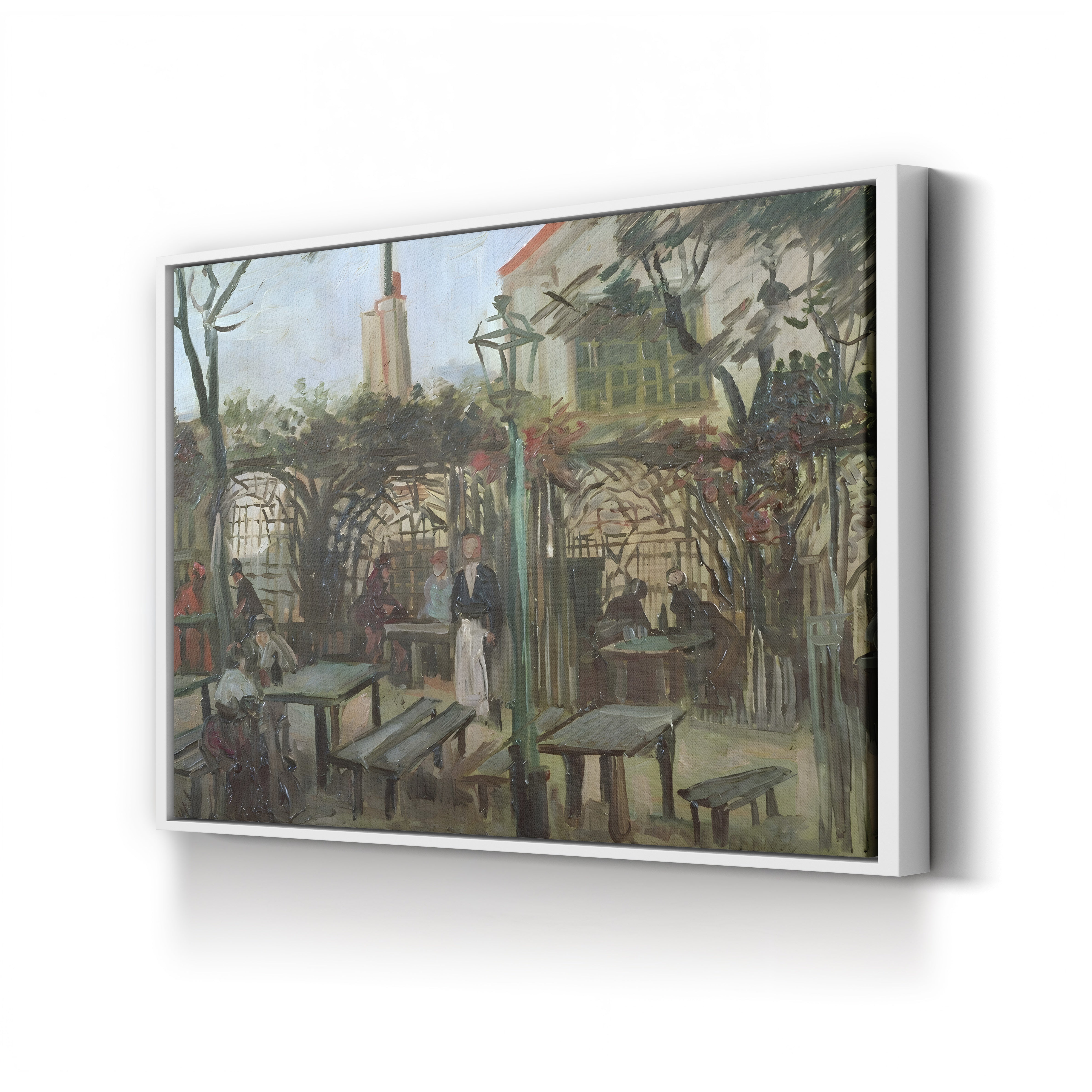 Pleasure Gardens at Montmartre, 1886 – Vincent van Gogh Wall Art | Parisian Landscape Canvas Print