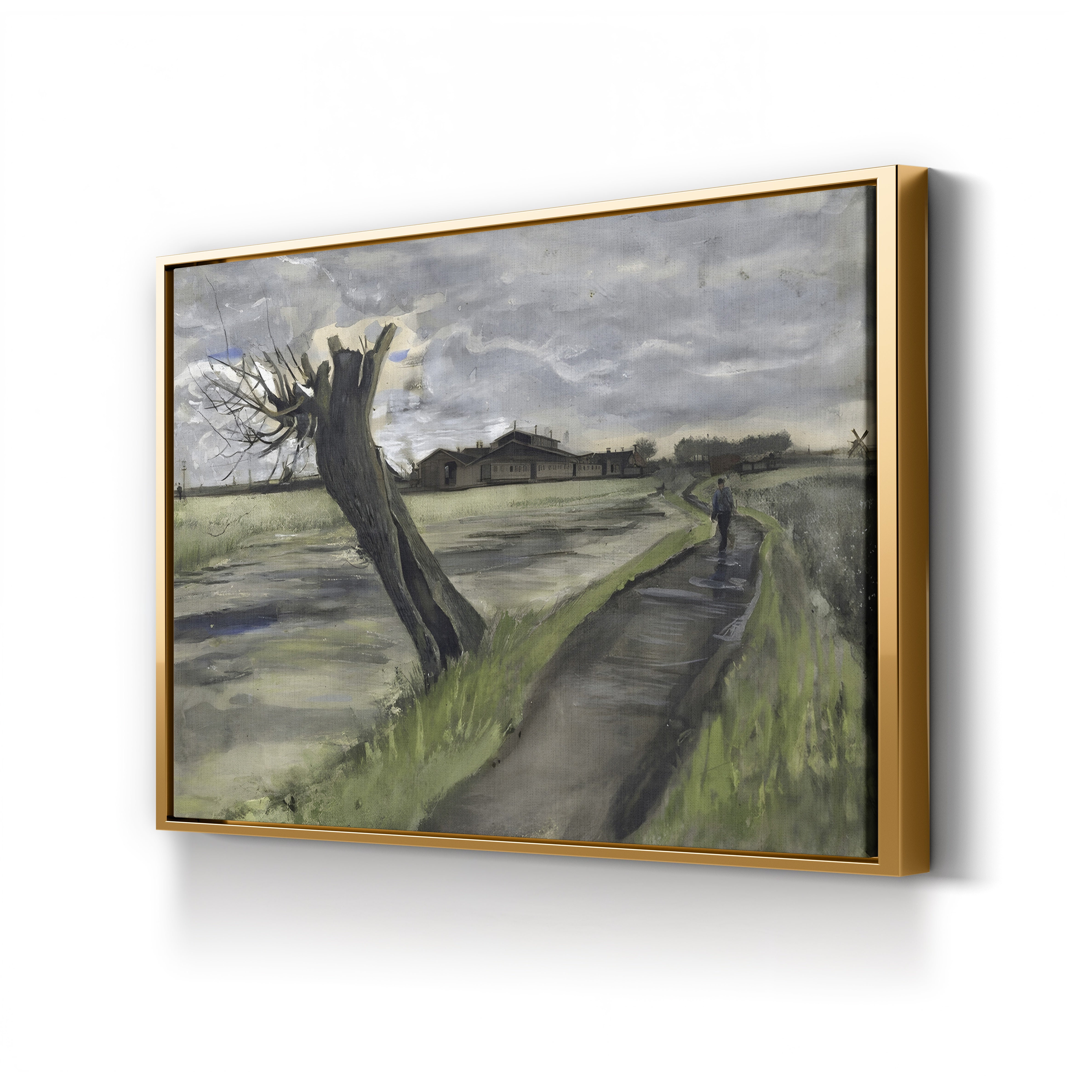 Pollard Willow (Saule Têtard), 1882 – Vincent van Gogh Wall Art | Early Dutch Landscape Canvas Print