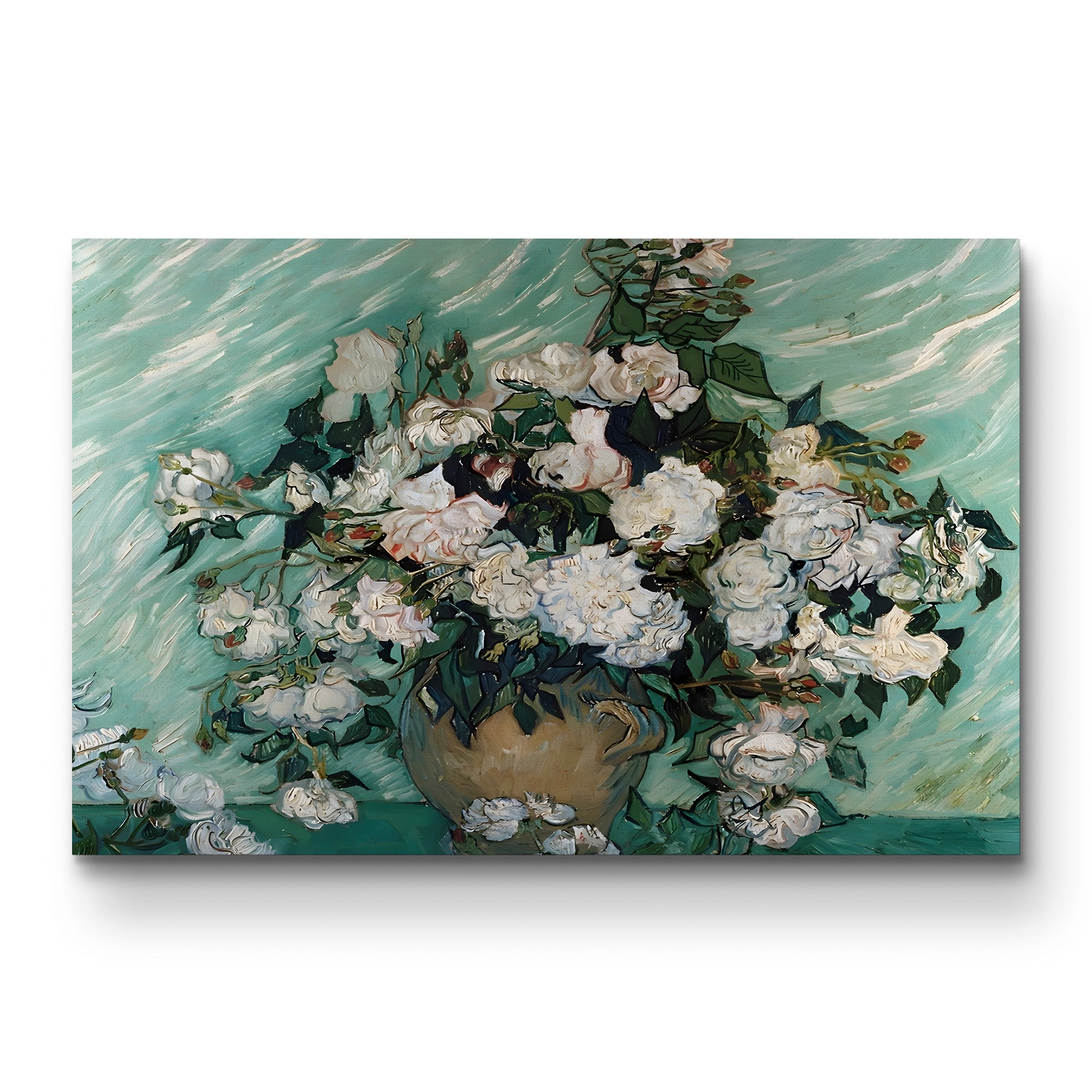 Roses – Vincent van Gogh Wall Art | Post-Impressionist Floral Canvas Print