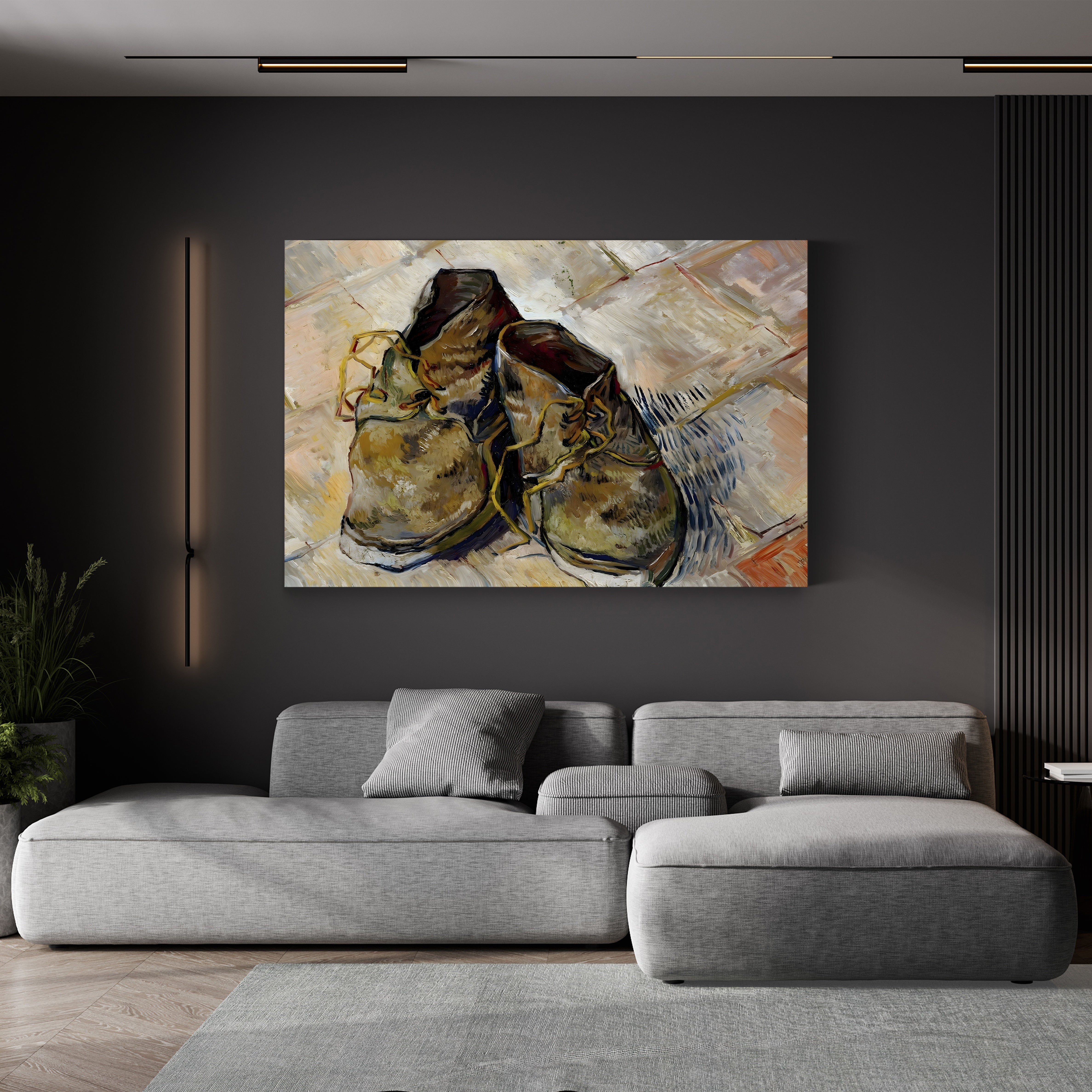 Shoes – Vincent van Gogh Wall Art | Post-Impressionist Still Life Canvas Print