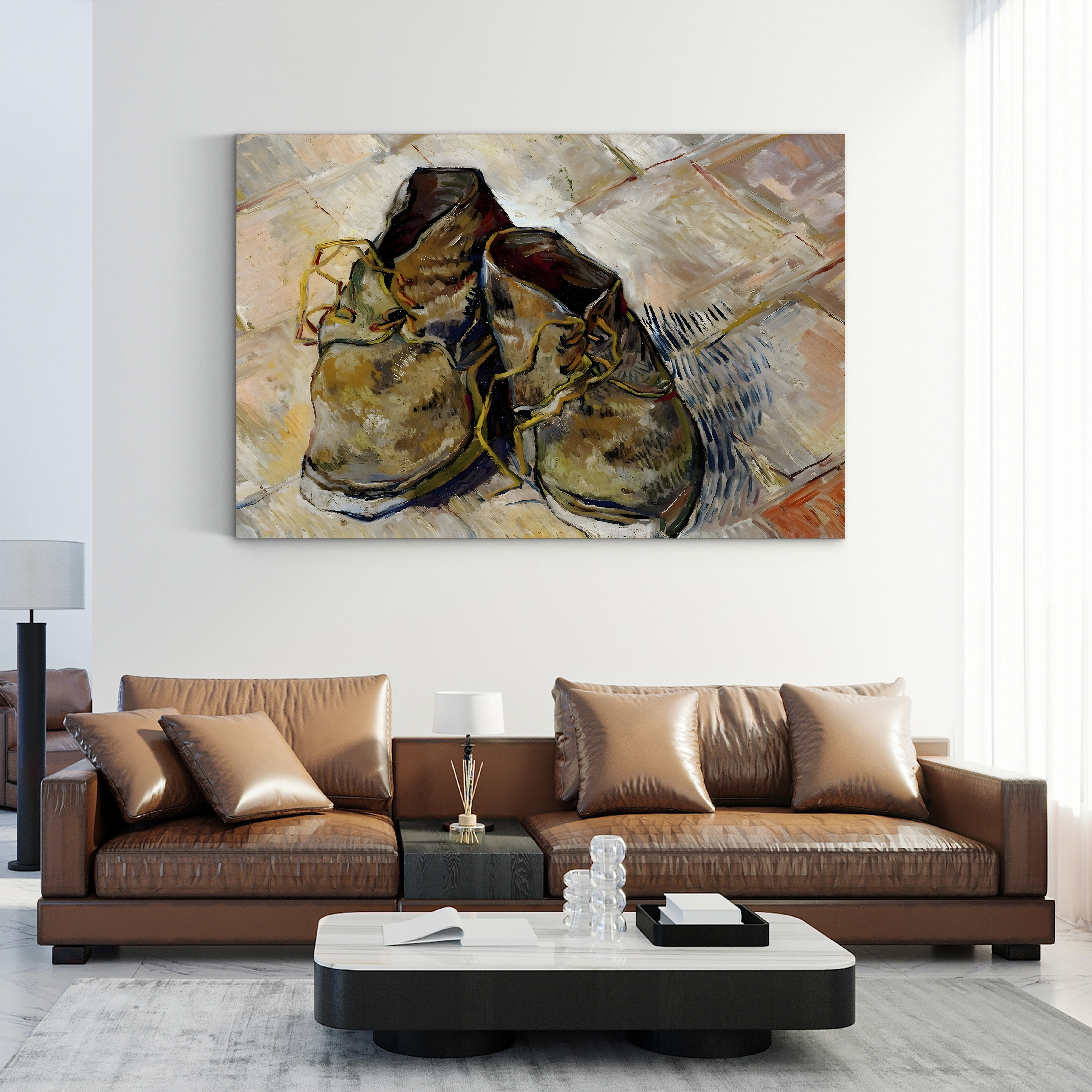 Shoes – Vincent van Gogh Wall Art | Post-Impressionist Still Life Canvas Print