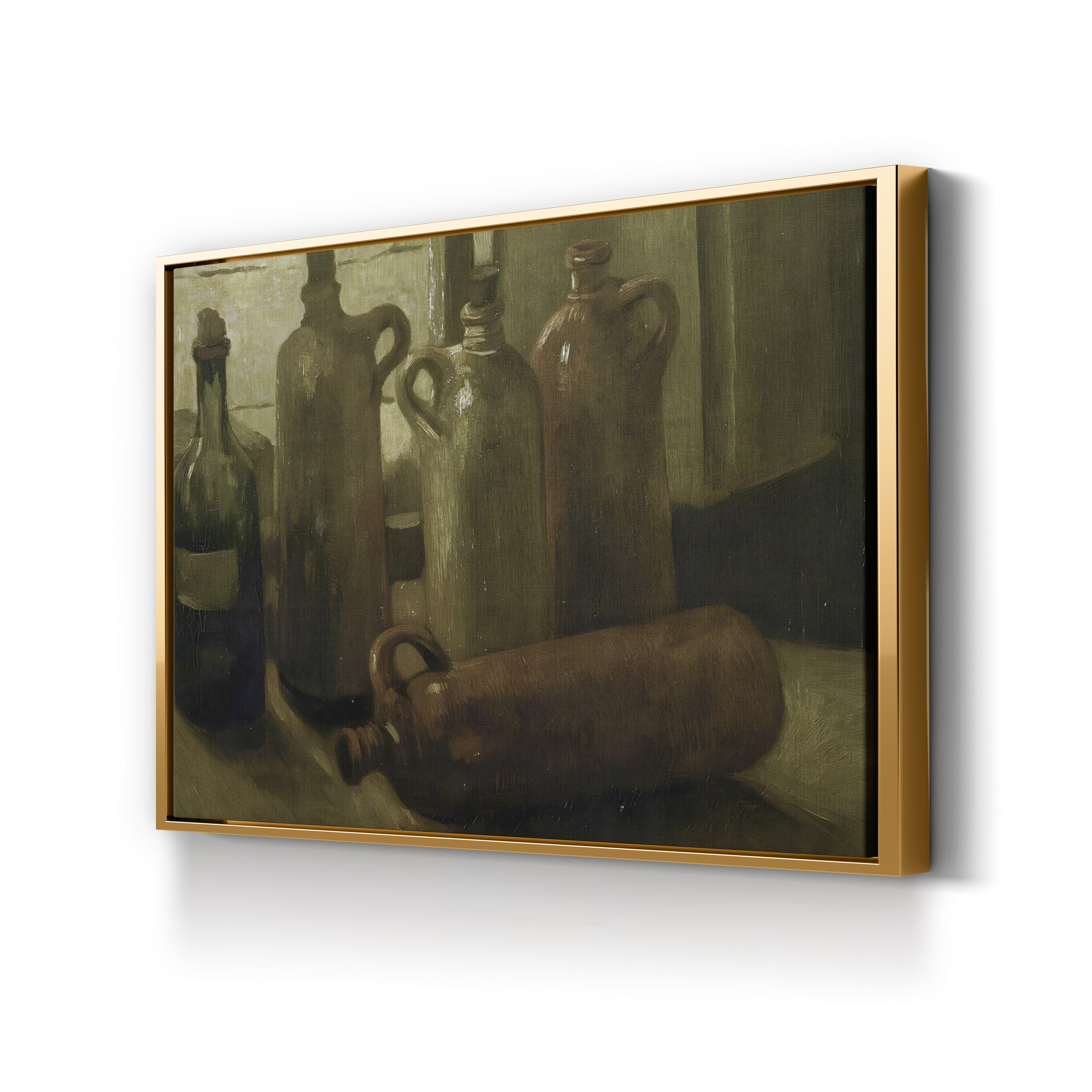 Still Life with Five Bottles – Vincent van Gogh Wall Art | Early Dutch Still Life Canvas Print