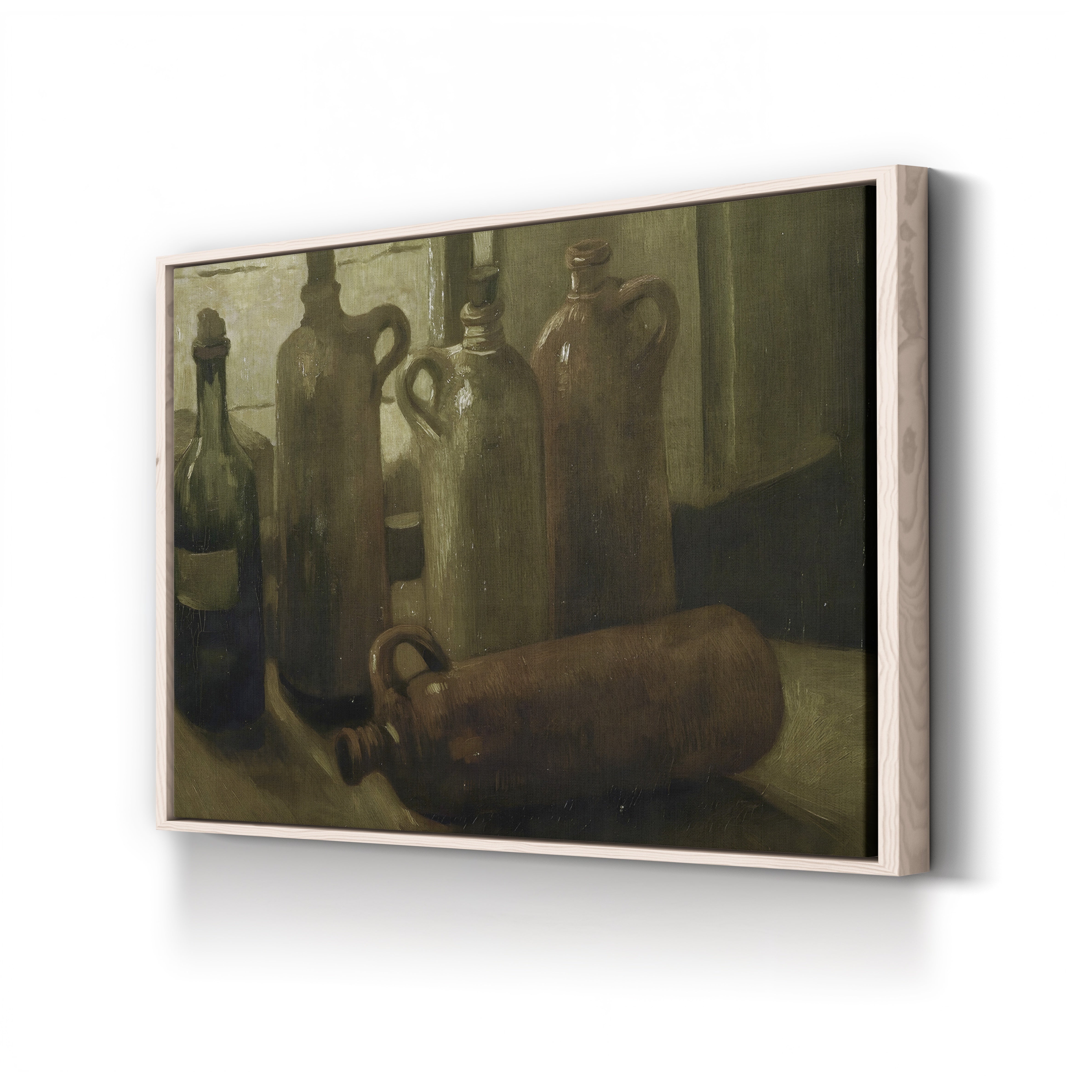 Still Life with Five Bottles – Vincent van Gogh Wall Art | Early Dutch Still Life Canvas Print