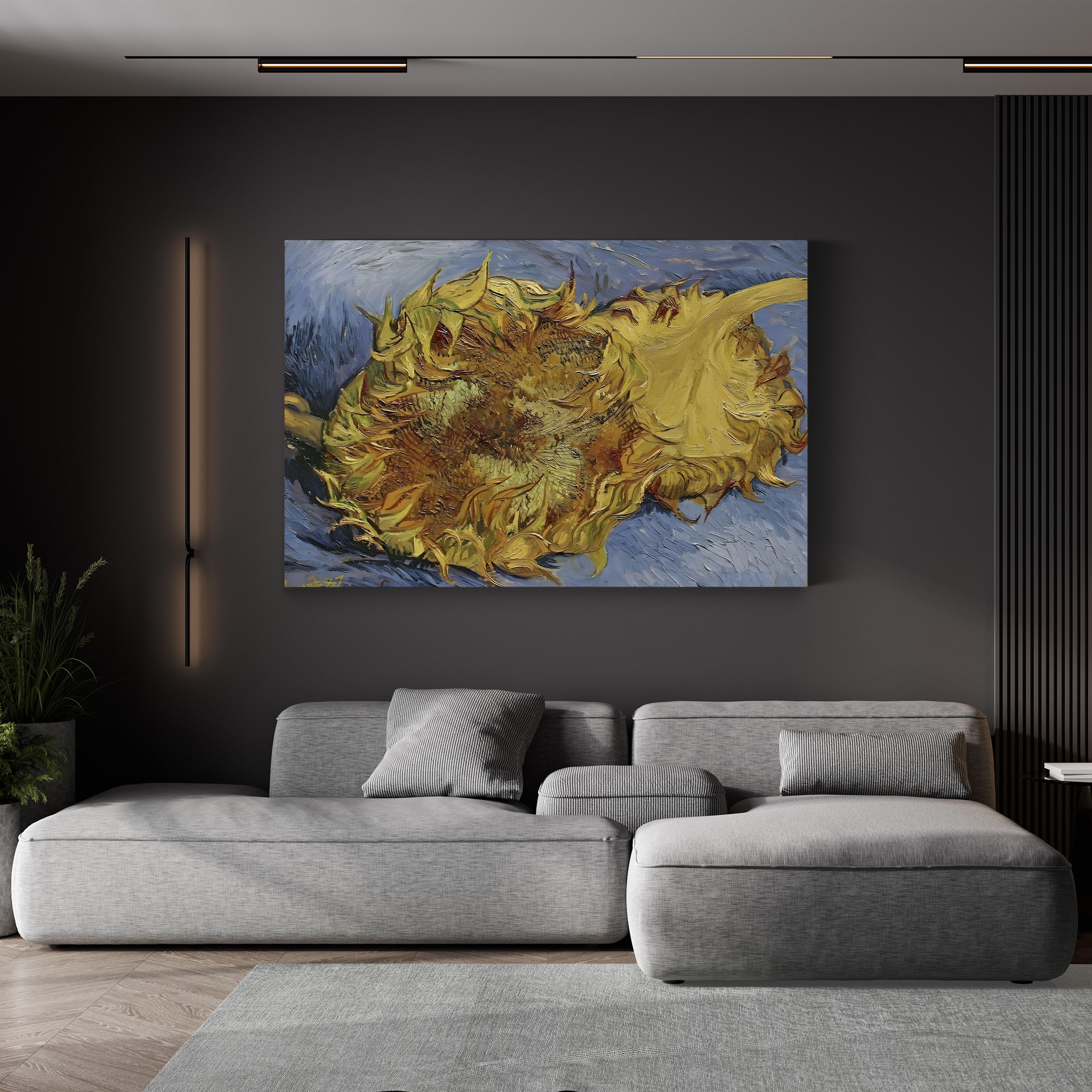Sunflowers, 1887 – Vincent van Gogh Wall Art | Post-Impressionist Still Life Canvas Print