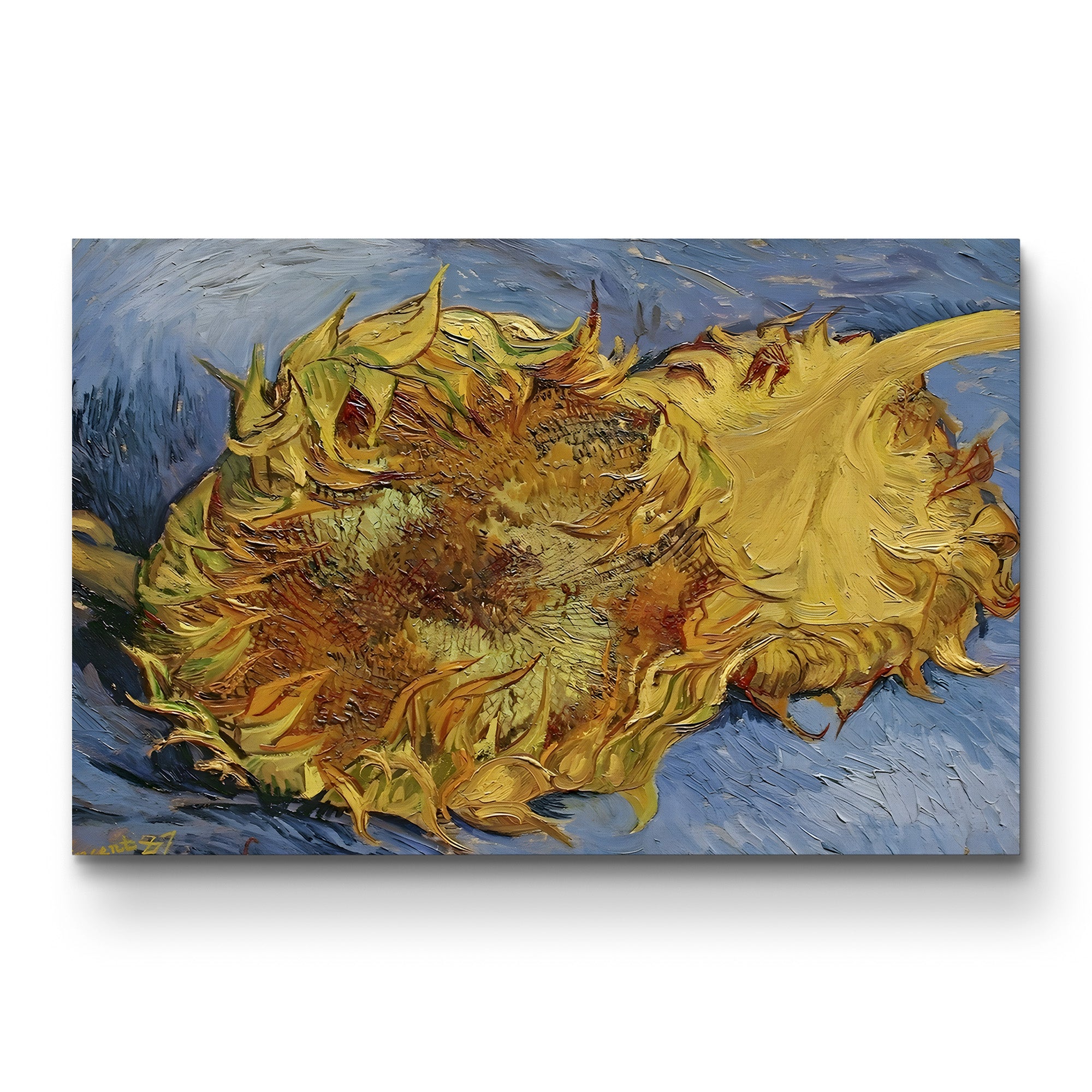 Sunflowers, 1887 – Vincent van Gogh Wall Art | Post-Impressionist Still Life Canvas Print