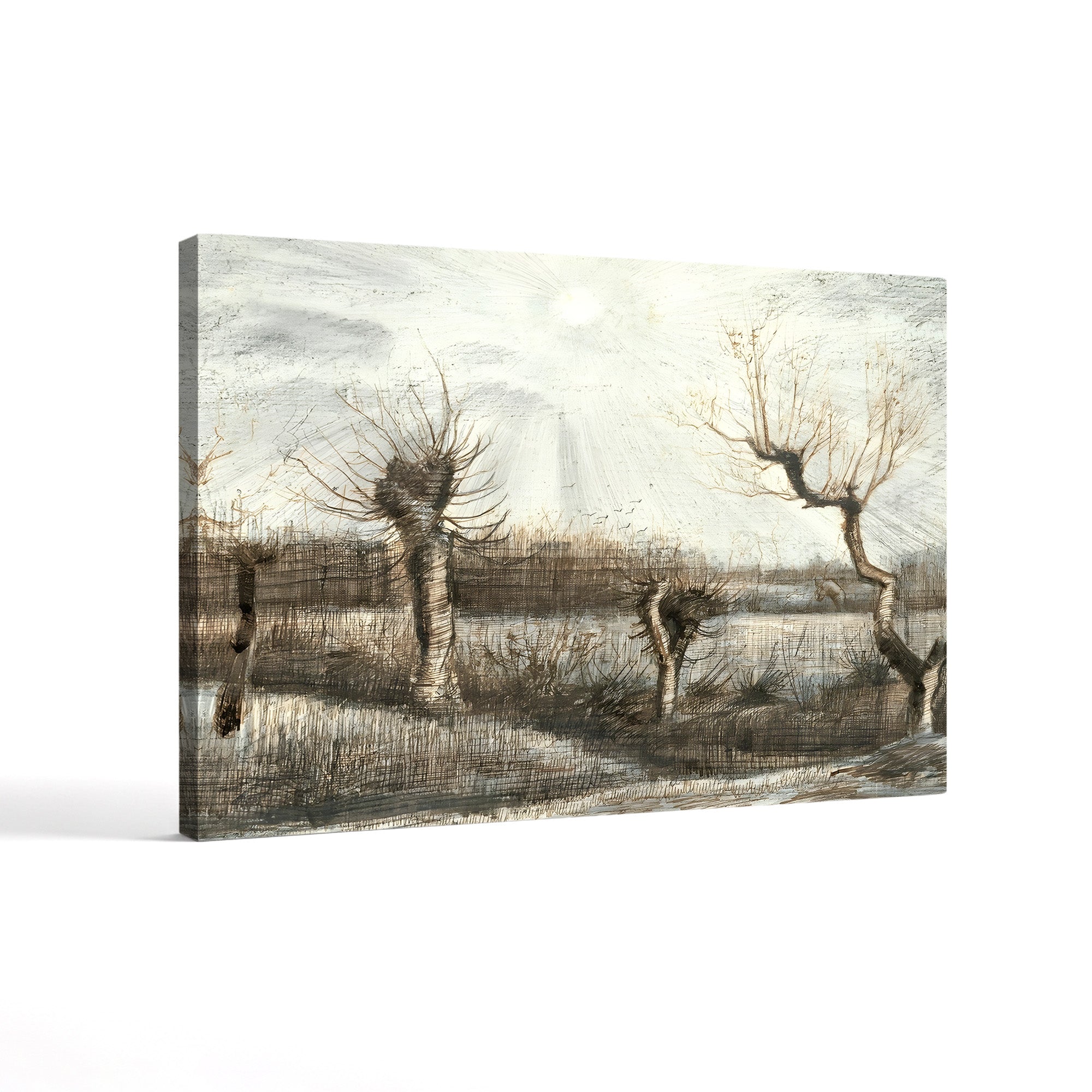 Tetards (Pollards) – Vincent van Gogh Wall Art | Early Dutch Landscape Canvas Print