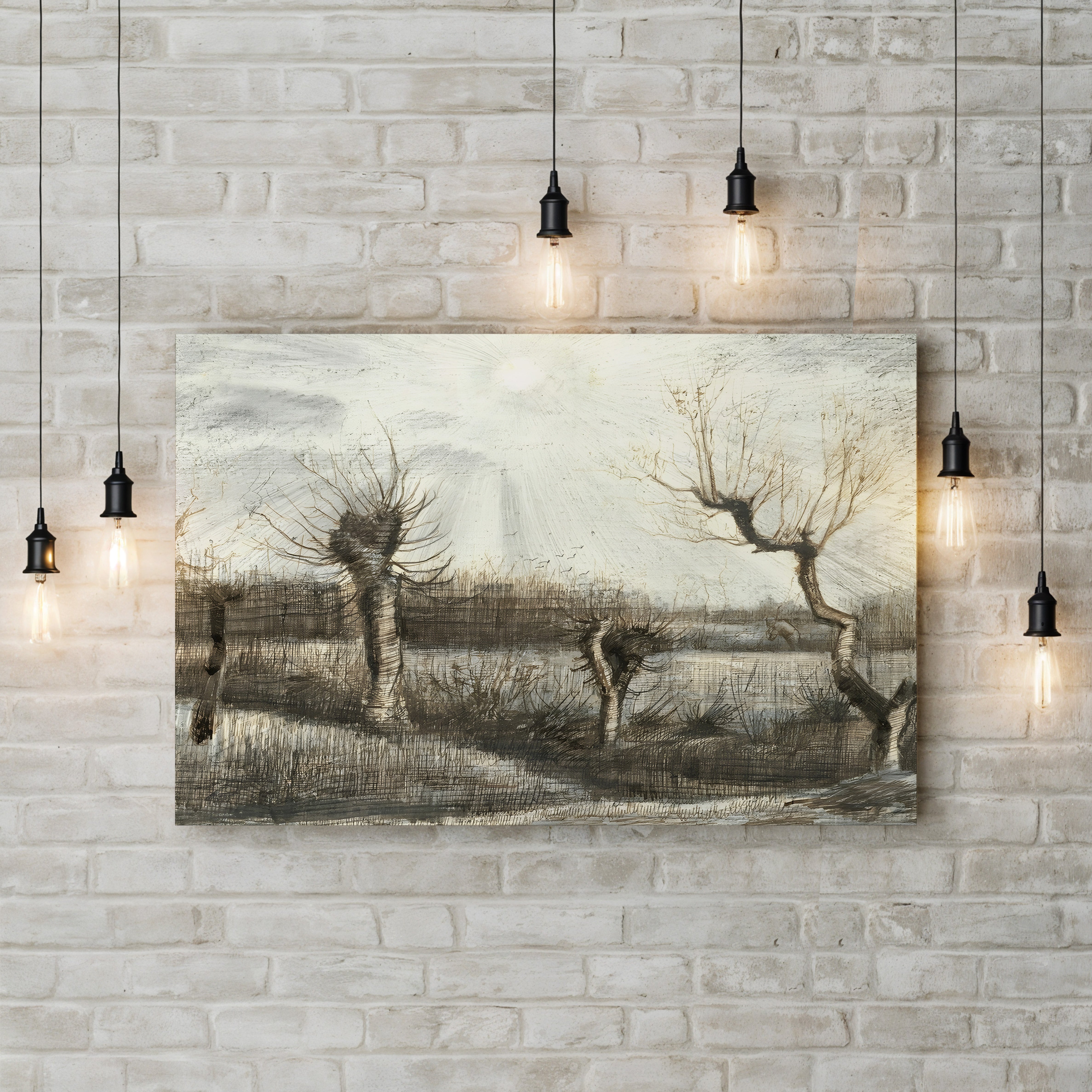 Tetards (Pollards) – Vincent van Gogh Wall Art | Early Dutch Landscape Canvas Print