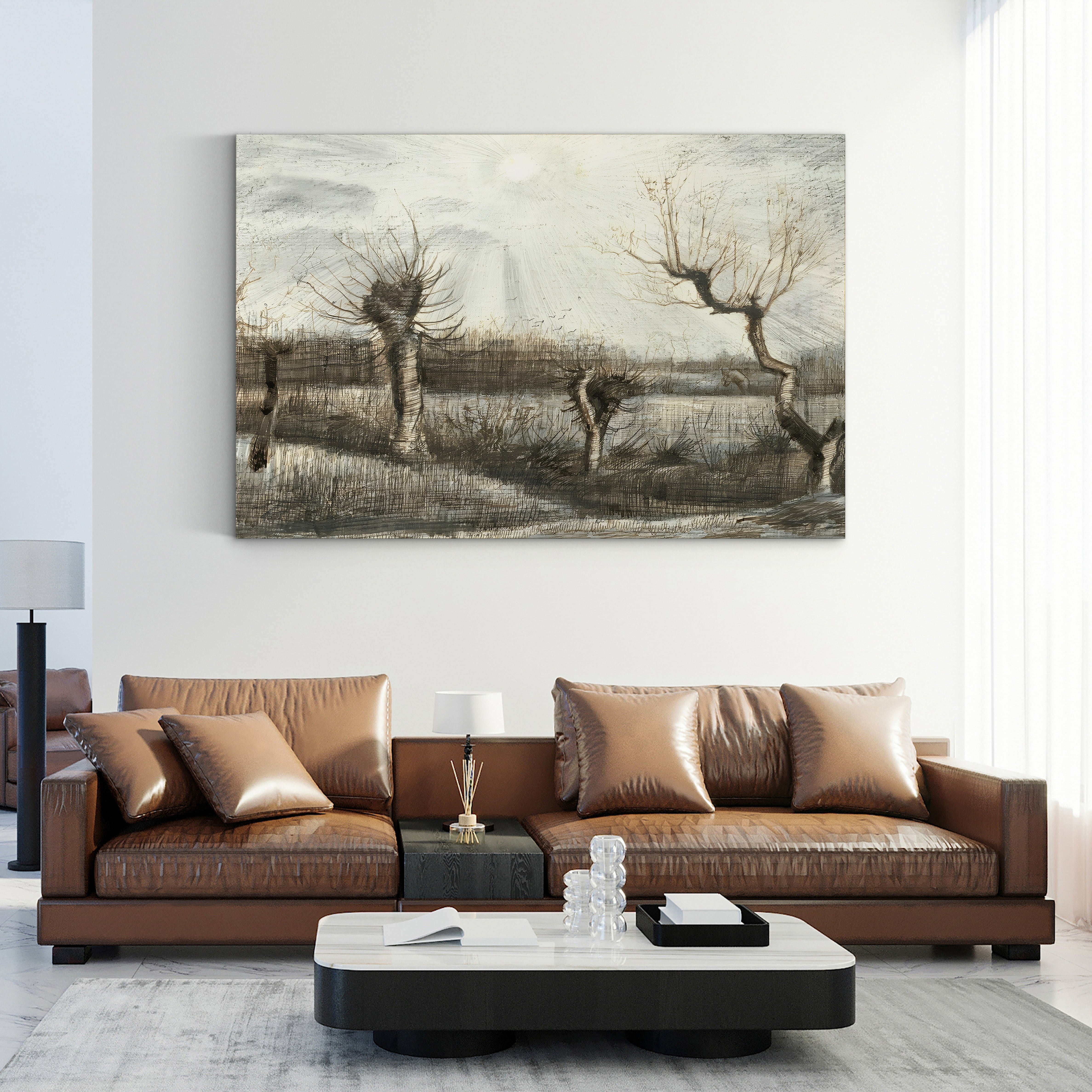 Tetards (Pollards) – Vincent van Gogh Wall Art | Early Dutch Landscape Canvas Print