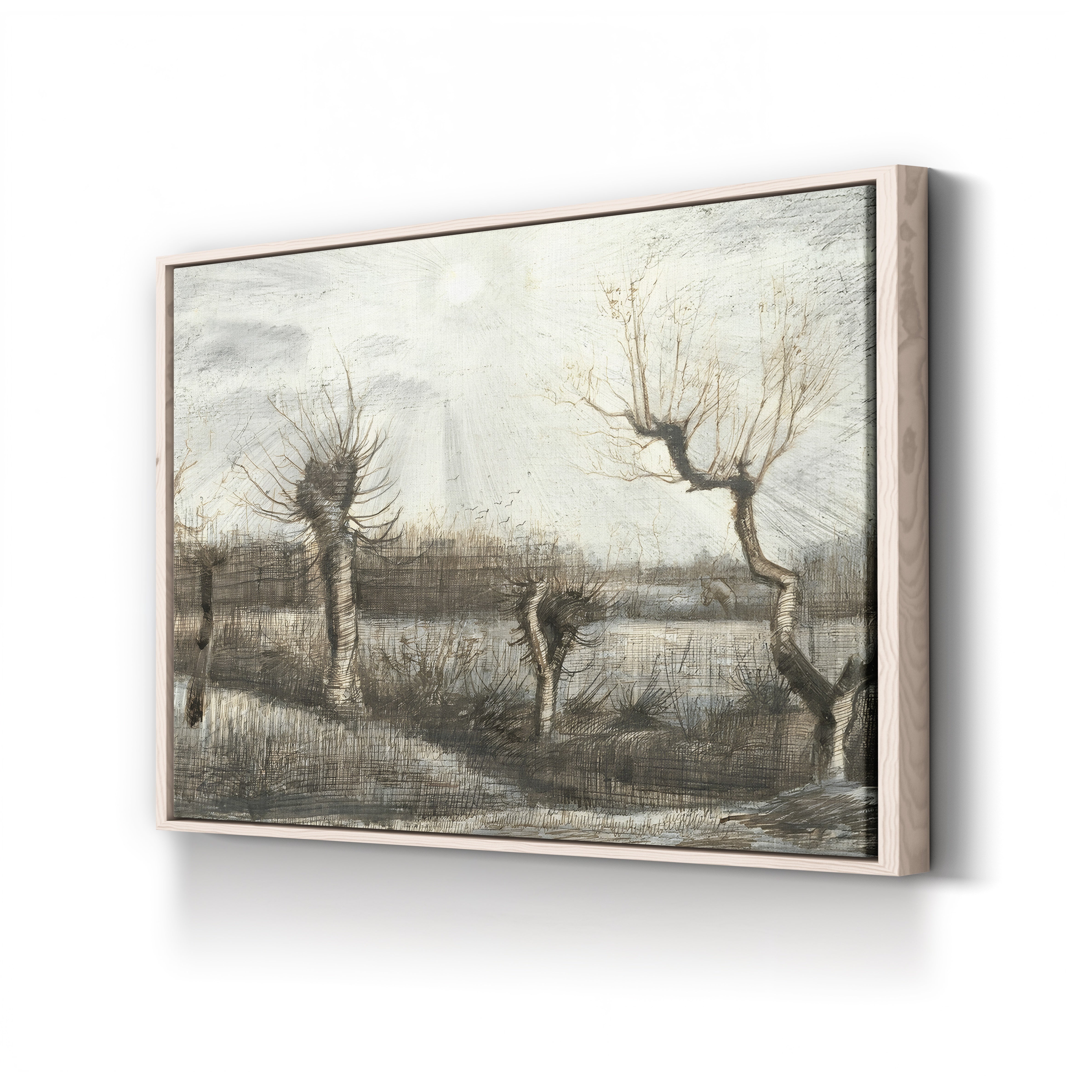 Tetards (Pollards) – Vincent van Gogh Wall Art | Early Dutch Landscape Canvas Print