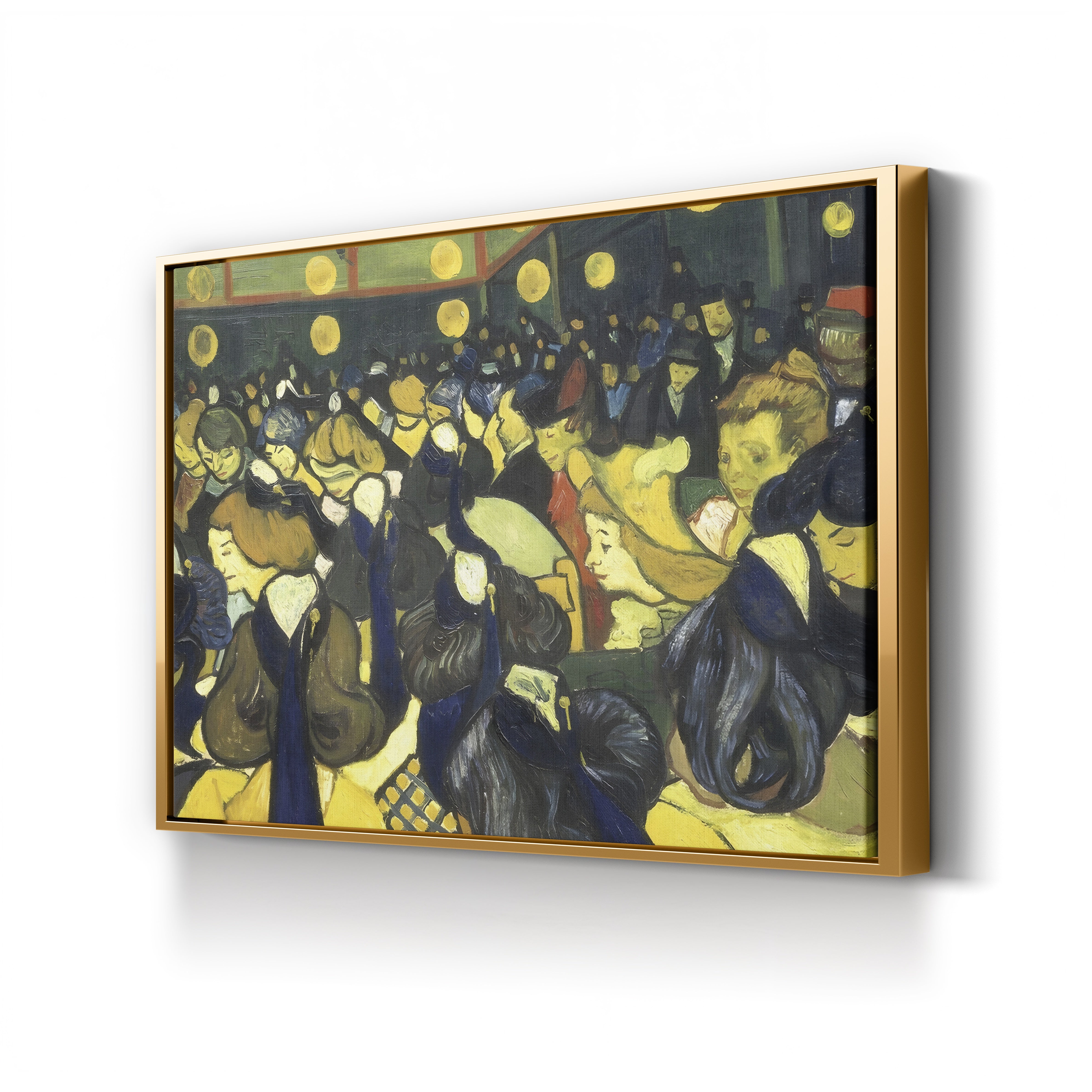 The Dance Hall at Arles – Vincent van Gogh Wall Art | Post-Impressionist Interior Canvas Print