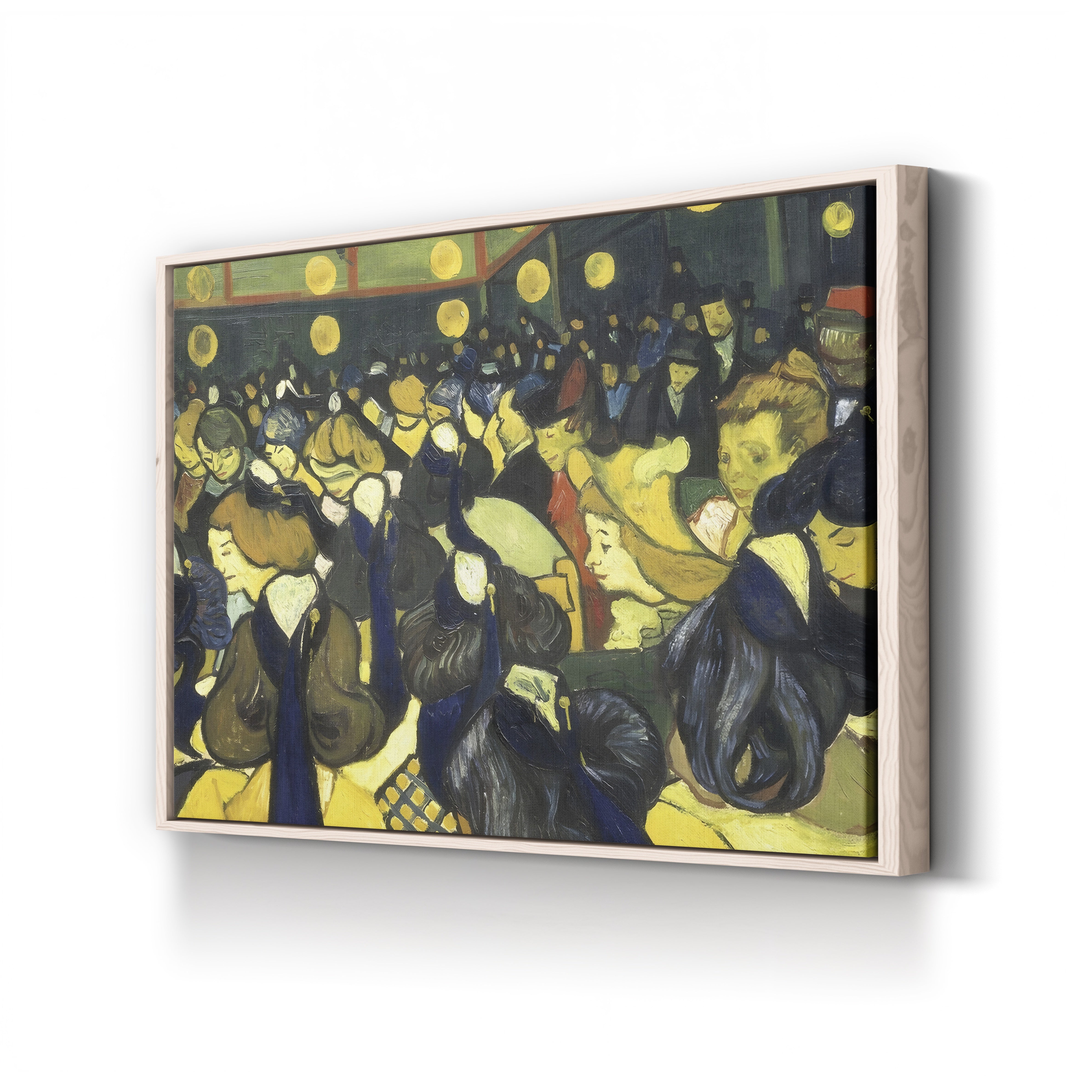The Dance Hall at Arles – Vincent van Gogh Wall Art | Post-Impressionist Interior Canvas Print