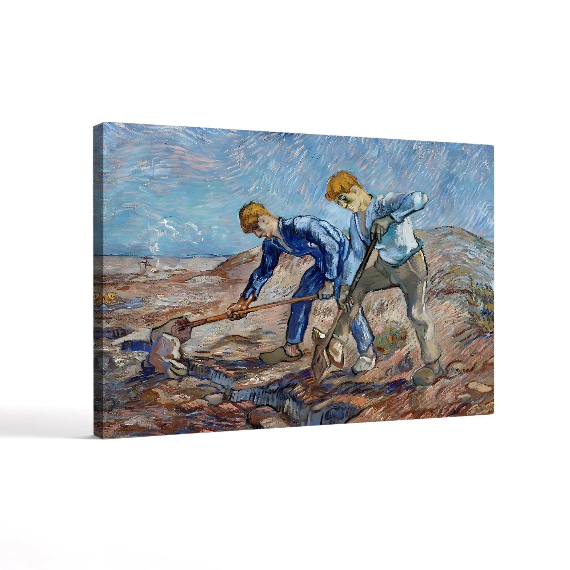 The Diggers – Vincent van Gogh Wall Art | Post-Impressionist Figure Canvas Print