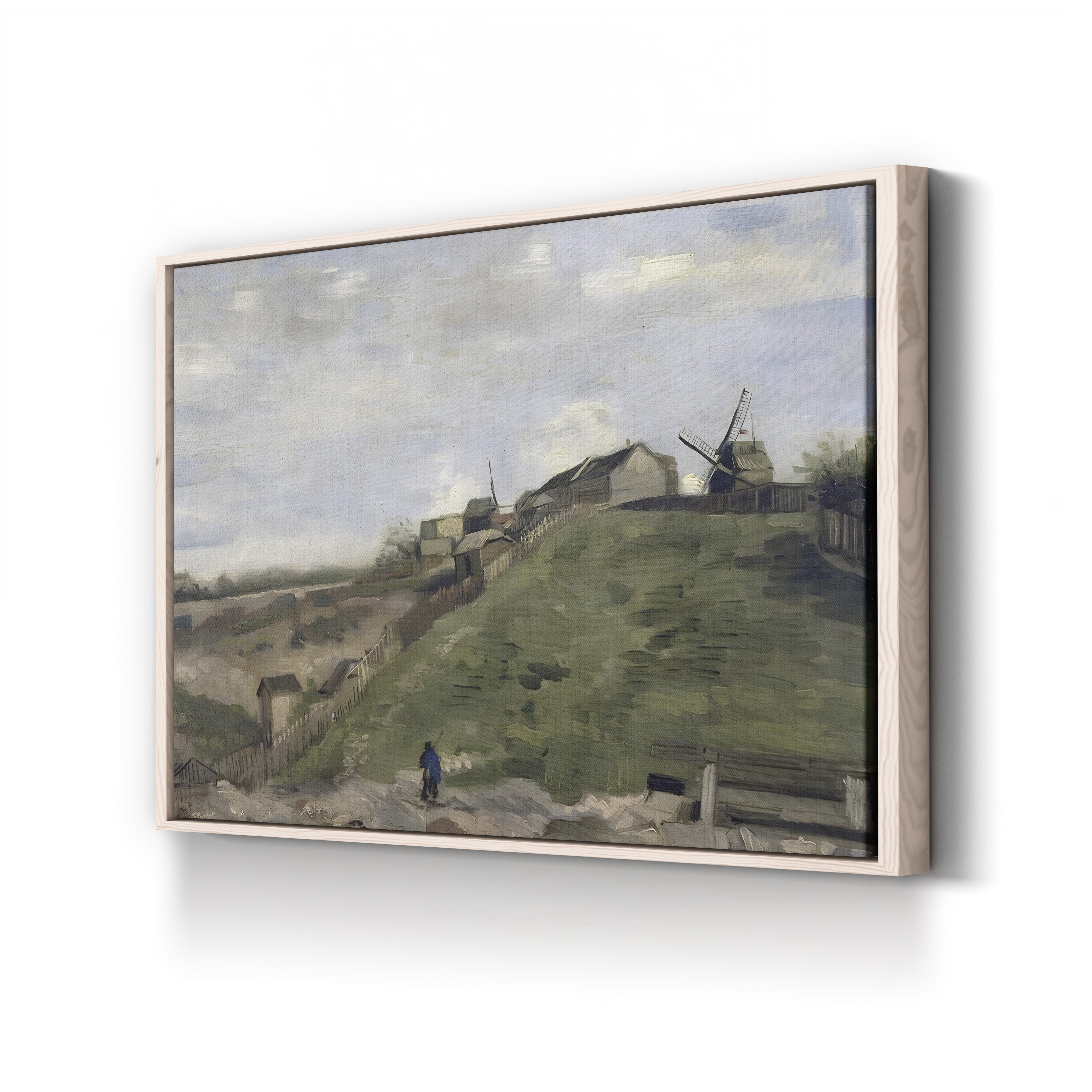 The Hill of Montmartre with Stone Quarry, 1886 – Vincent van Gogh Wall Art | Post-Impressionist Cityscape Canvas Print